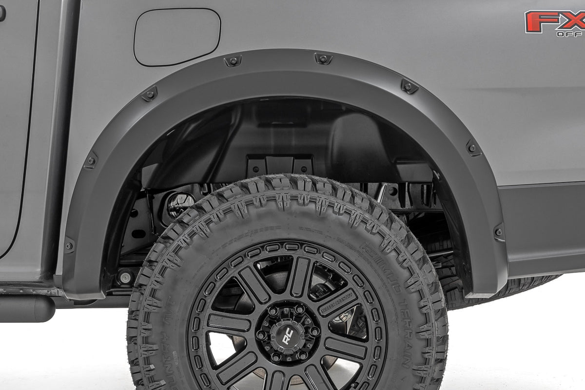 Rough Country Pocket Fender Flares | DR Avalanche | for Ford Ranger 2024-2026 F-F12401-DR