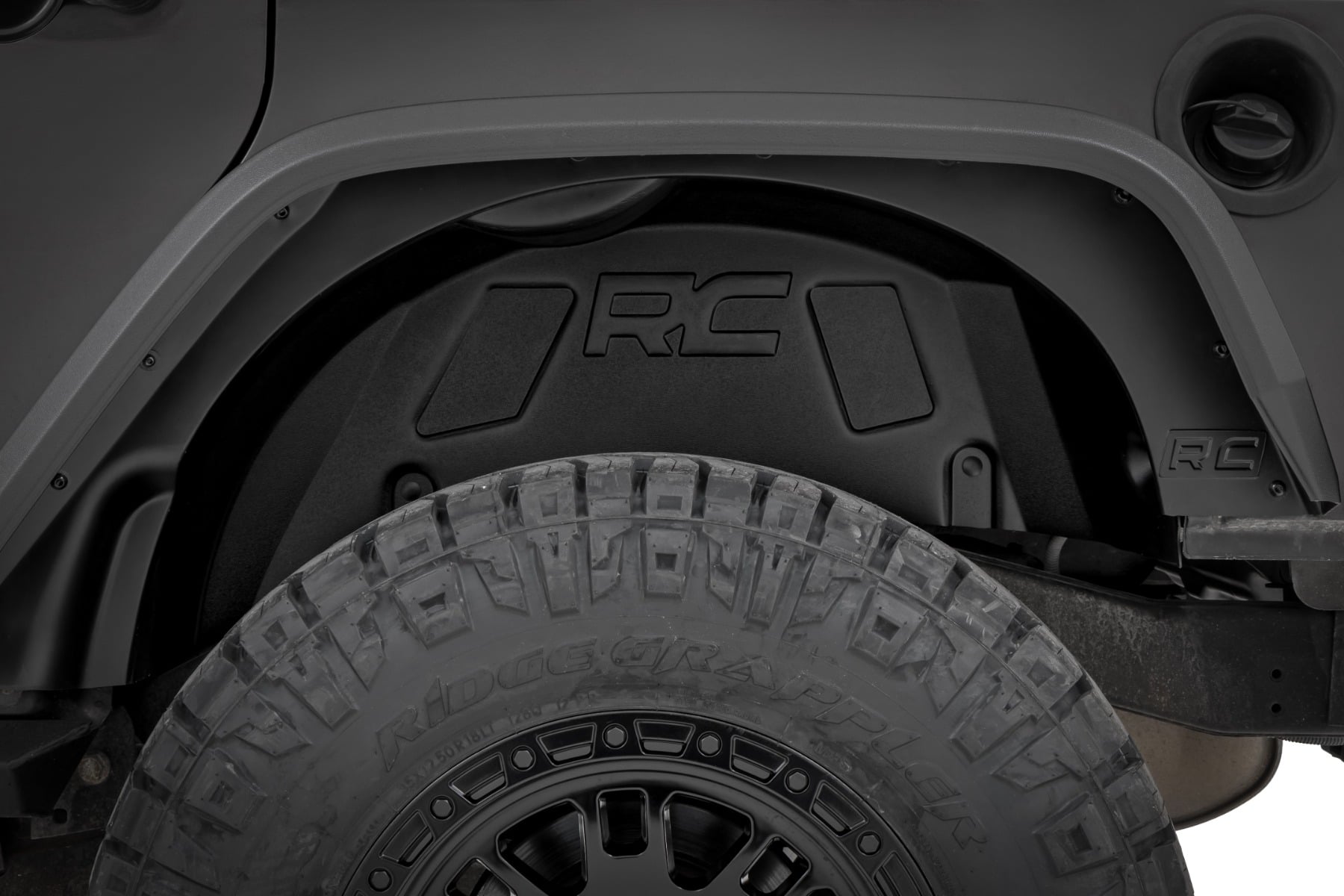 Rough Country Wheel Well Liners Front & Rear | for Jeep Wrangler Unlimited 07-18 4199A