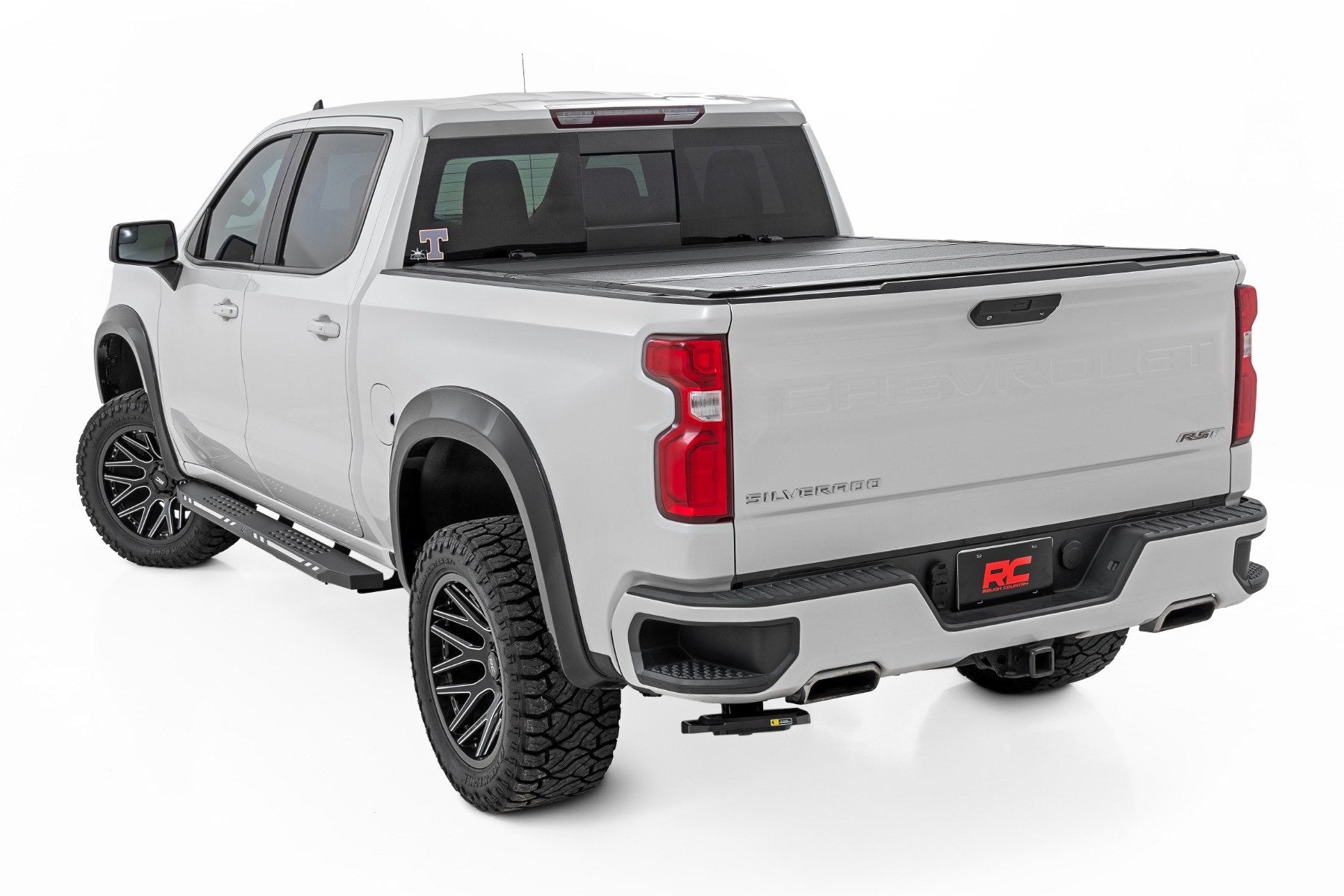 Rough Country AC2 Running Boards Amb/Wht Crew Cab Chevy/GMC 1500/2500/3500 19-26 57007