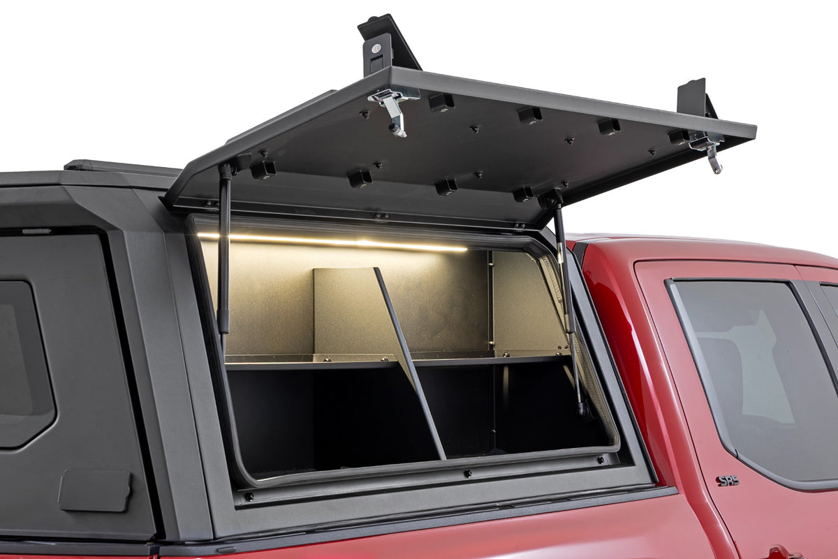 Rough Country Bed Cap Side Shelf Storage Bin Passenger for Toyota Tundra 22-26 734085