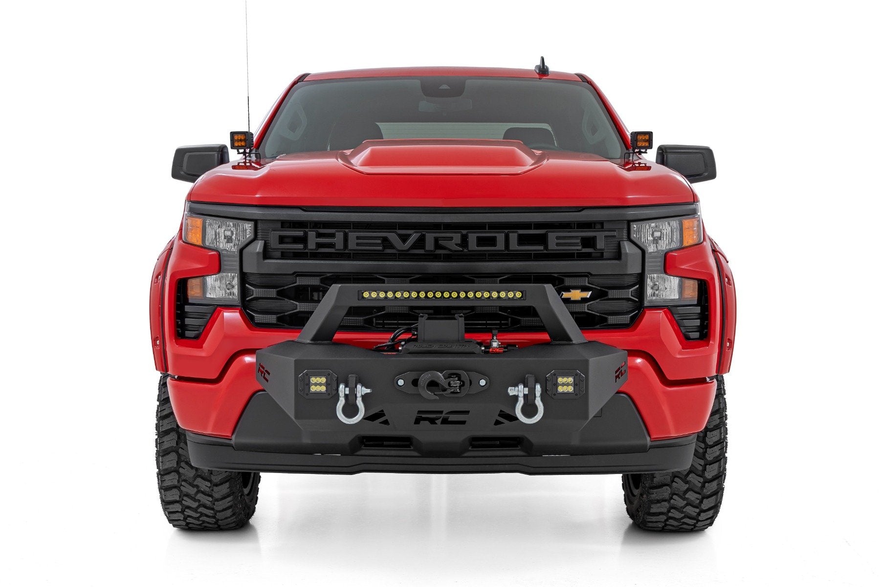 Rough Country EXO Winch Mount Kit | Chevy Silverado 1500 2WD/4WD (2019-2026) 10814