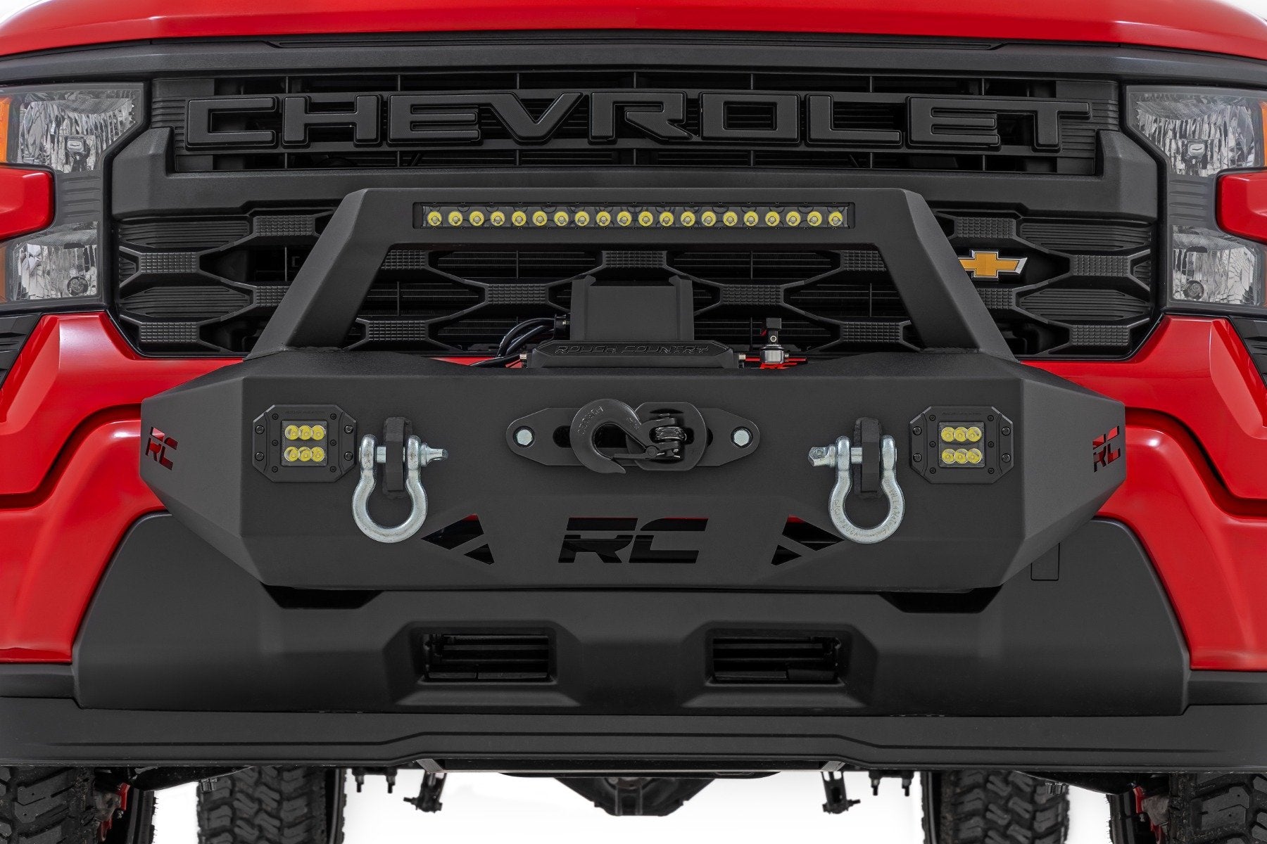 Rough Country EXO Winch Mount Kit | Chevy Silverado 1500 2WD/4WD (2019-2026)