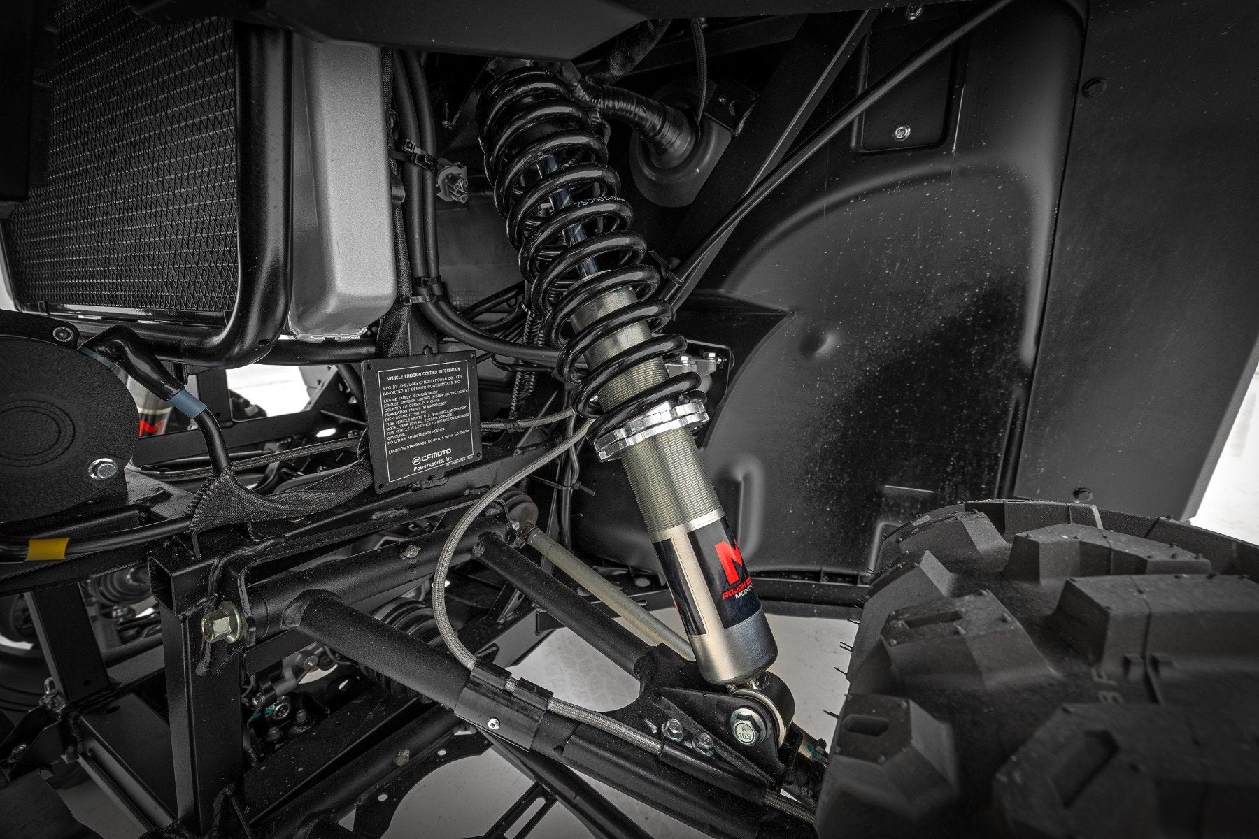 Rough Country M1 Front Coilovers Height Adjust CFMOTO UFORCE 1000/UFORCE 1000XL 301015