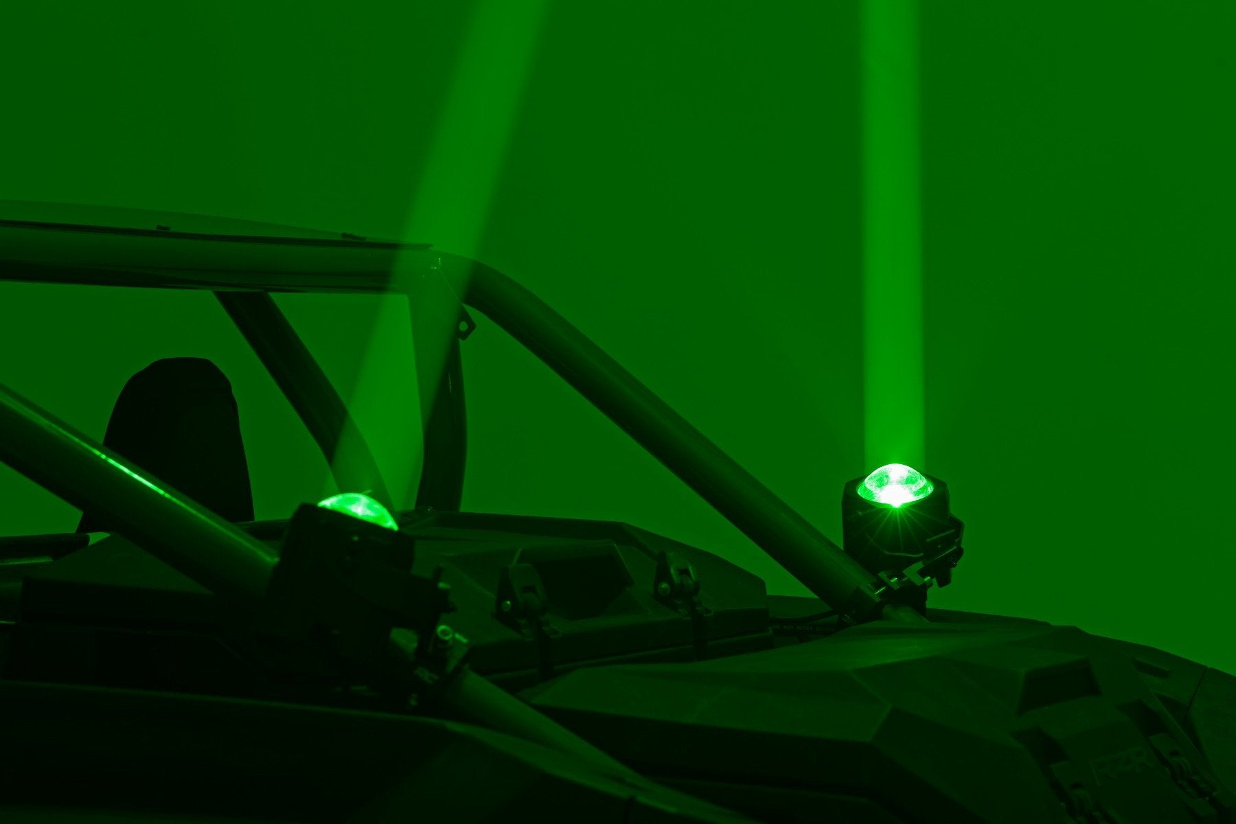 Rough Country Laser Whip Light Kit RGBW 2400 Lumens Pair 78880
