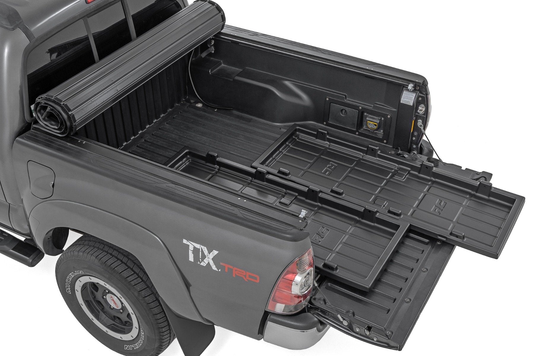 Rough Country Truck Bed Cargo Storage Tray | Easy Access | Fits Mid-Sized Trucks 10210