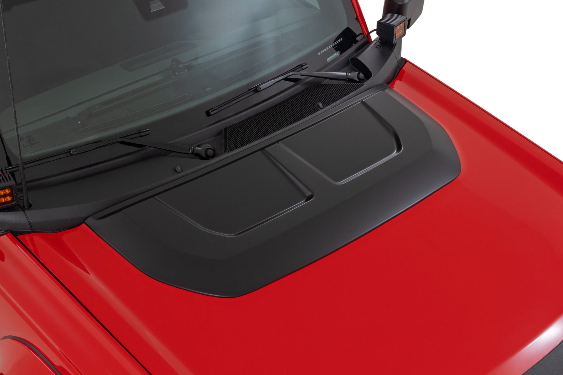 Rough Country Hood Scoop | YZ Oxford White | for Ford Bronco 4WD (2021-2025) HS30020-YZ