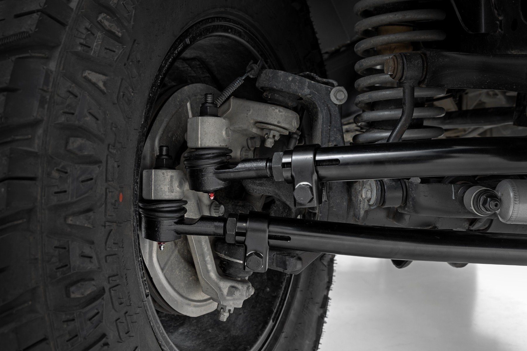 Rough Country High Steer Kit w/ N3 Steering Stabilizer for Jeep Gladiator JT/Wrangler JL 18-24 10663