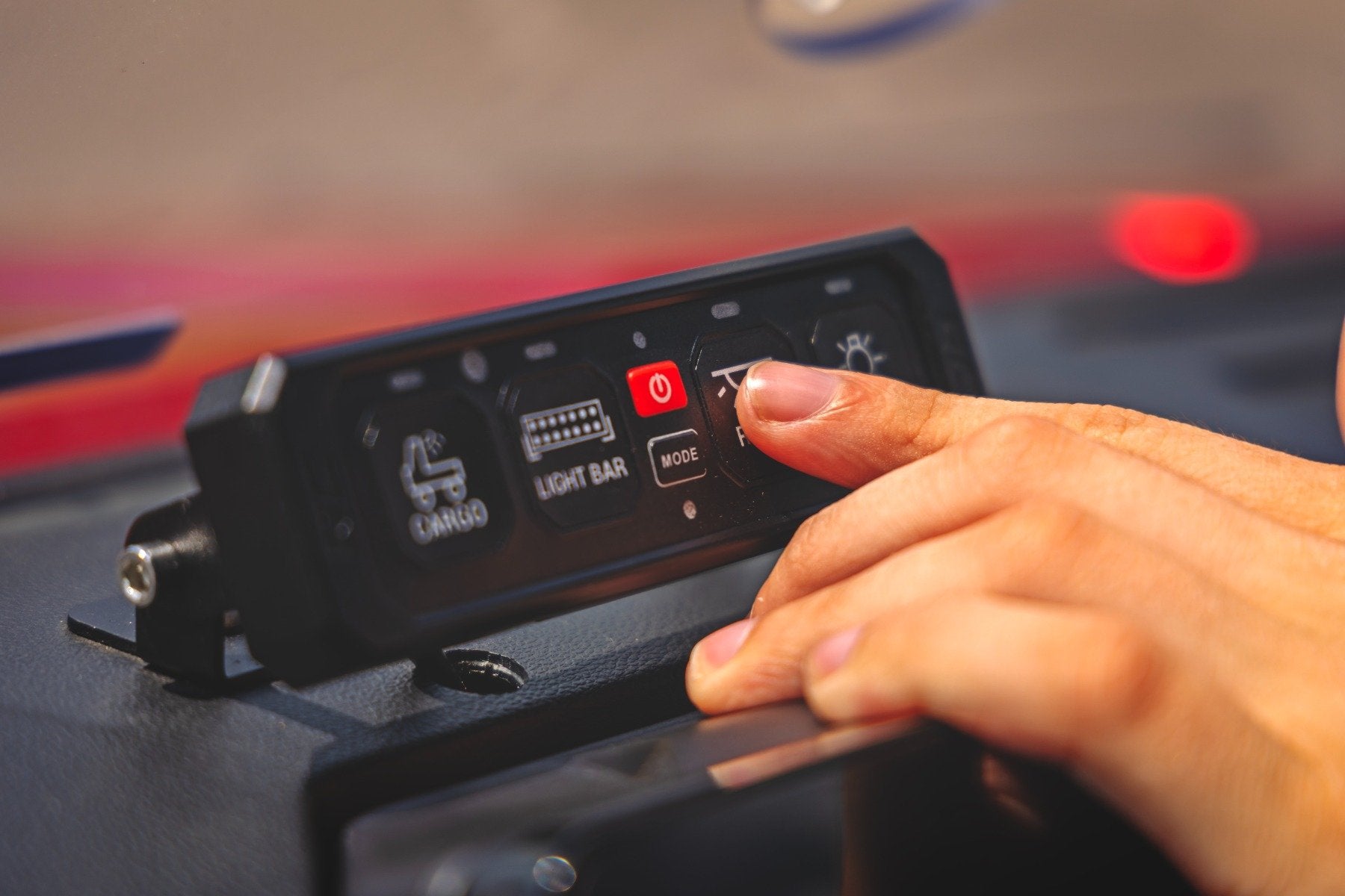 Rough Country 4 Gang Switch Panel | RGB Backlit Buttons | Multifunction Modes