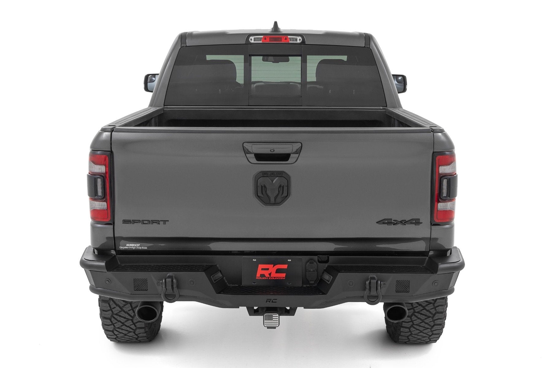 Rough Country Rear Bumper | Tubular | for Ram 1500 2WD/4WD (2019-2024) 51215