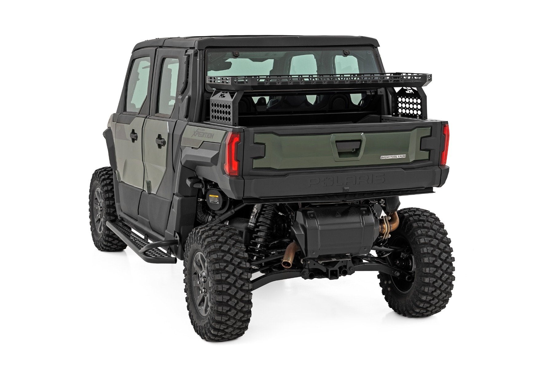 Rough Country Bed Rack | Spare Tire Mount | Polaris Xpedition XP 93197
