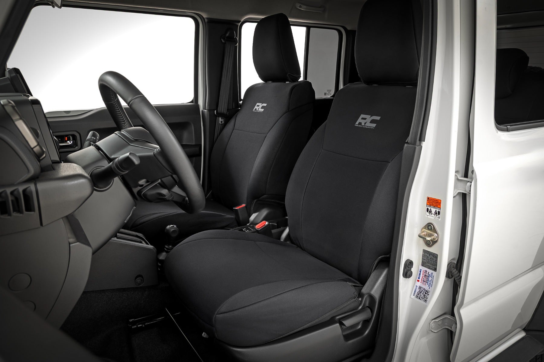 Rough Country Seat Covers | Front & Rear | Suzuki Jimny (4-Door) (2018-2025) 91073