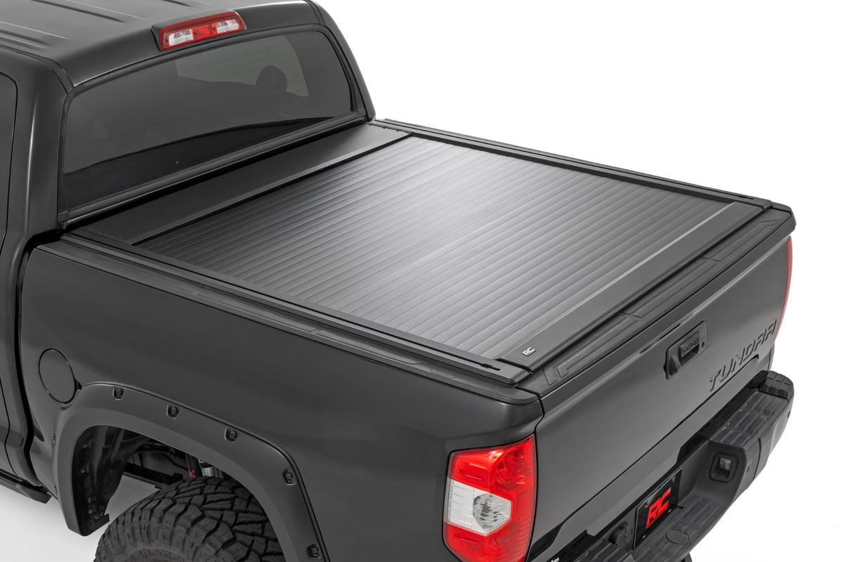 Rough Country Manual Retractable Bed Cover | 5'7" Bed | for Toyota Tundra 07-21 53514550