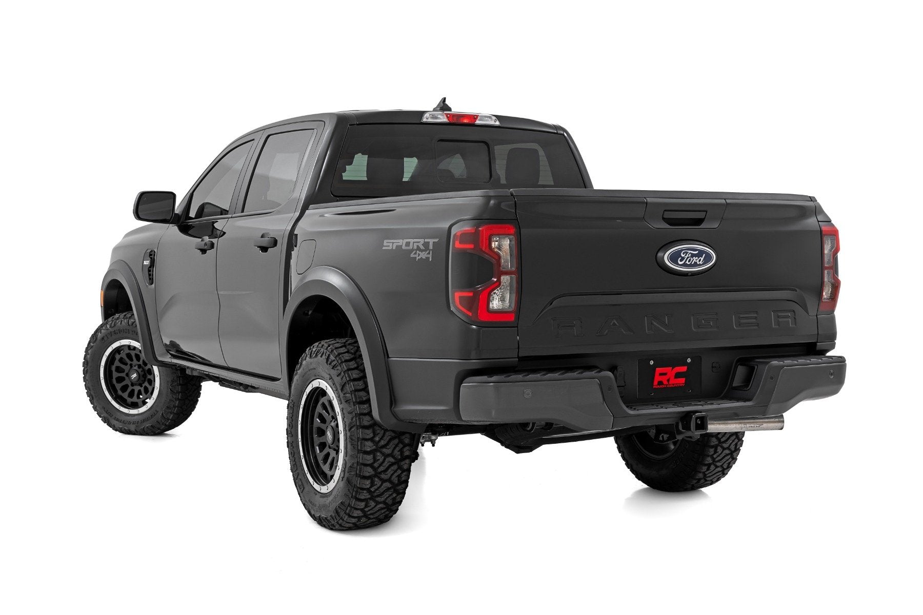 Rough Country Fender Flare Sport NE Cactus Gray for Ford Ranger 2024 S-F12401-NE