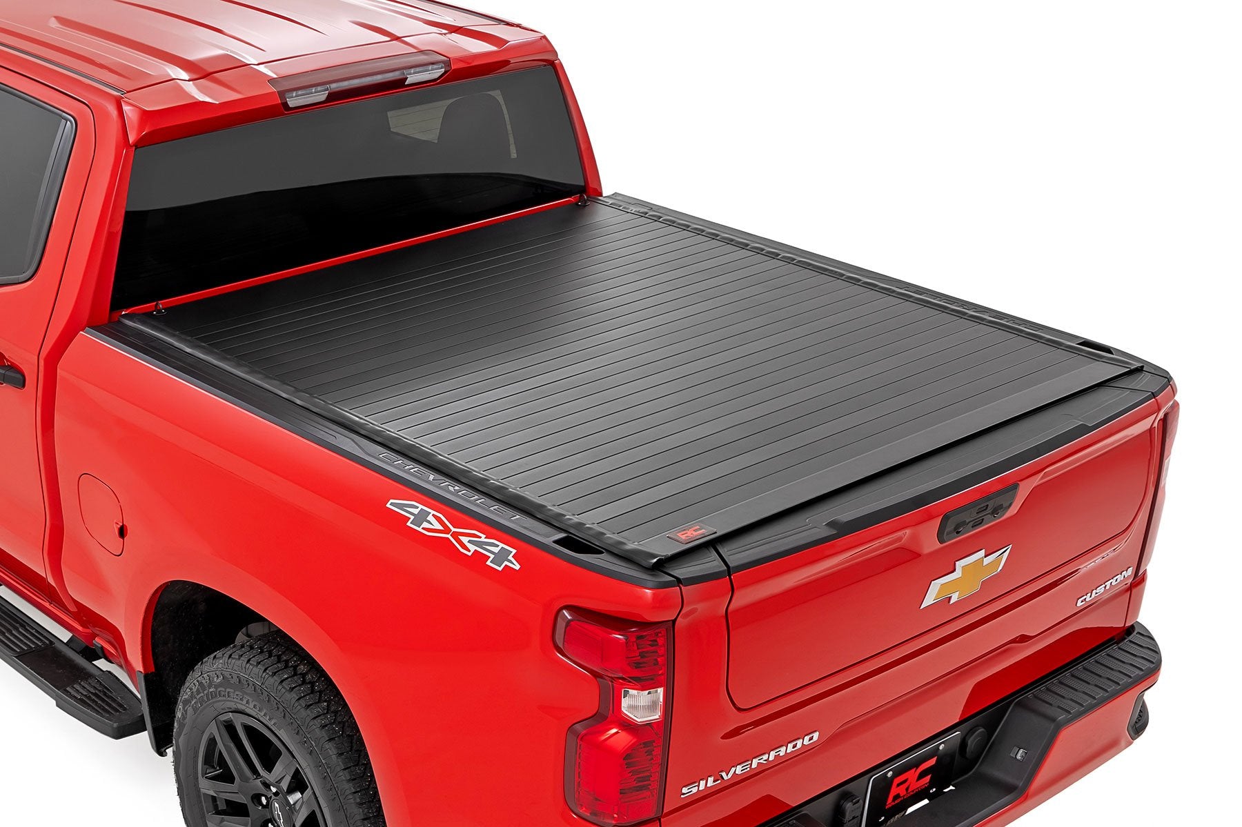 Rough Country Hard Roll Up Bed Cover | 6'7" Bed | Chevy/GMC Sierra 1500 (19-26)/Silverado 1500 (19-26)