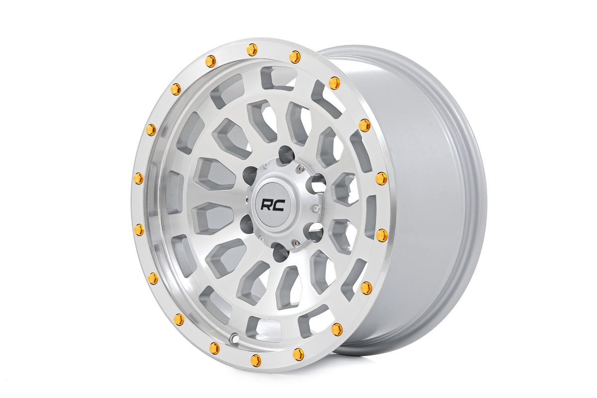 Rough Country 87 Series Wheel Simulated Beadlock Full Machine 17x8.5 6x5.5 +0mm 87170912CA