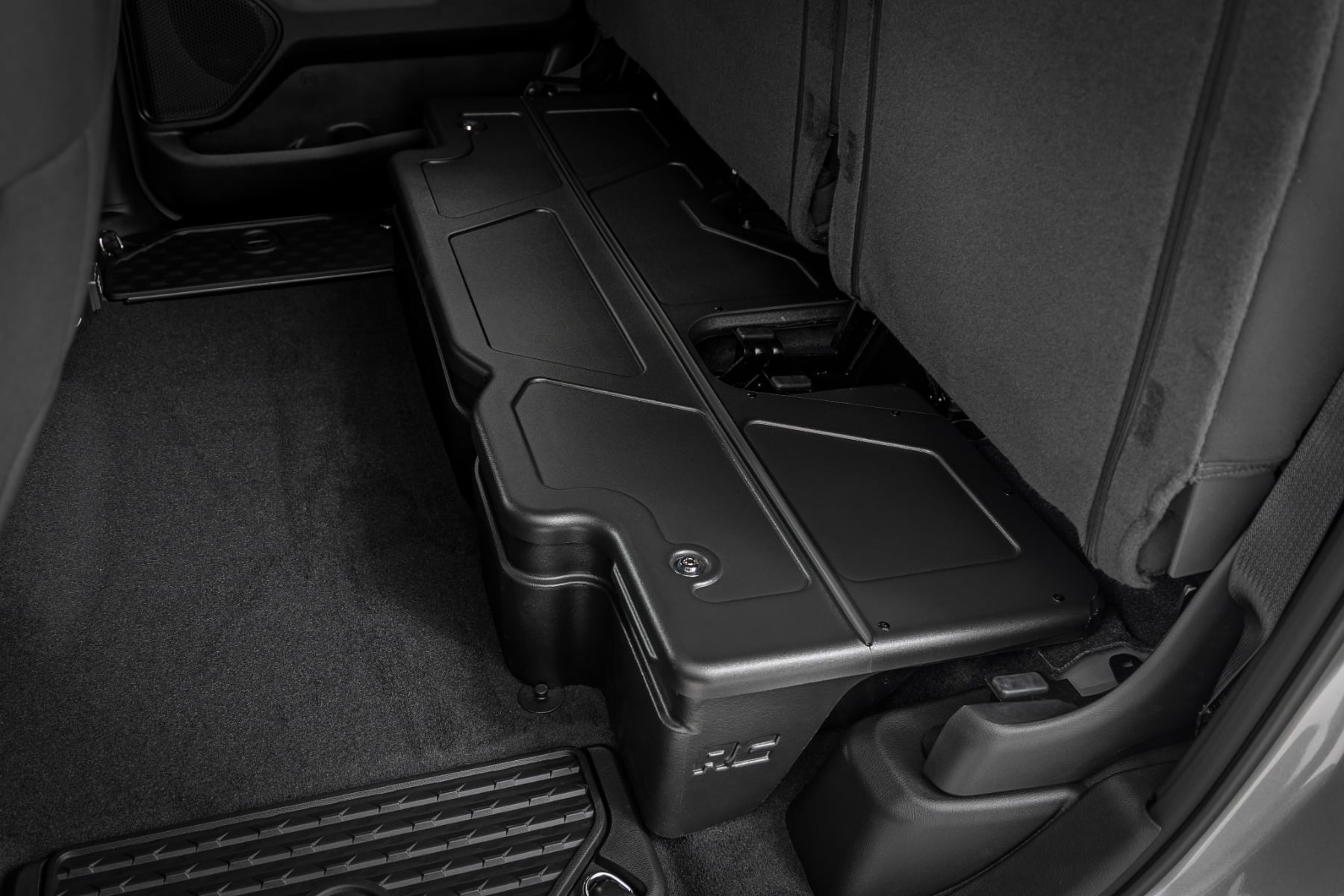 Rough Country Under Seat Storage with Locking Lid | Crew Cab for Ram 1500 19-26 RC0995