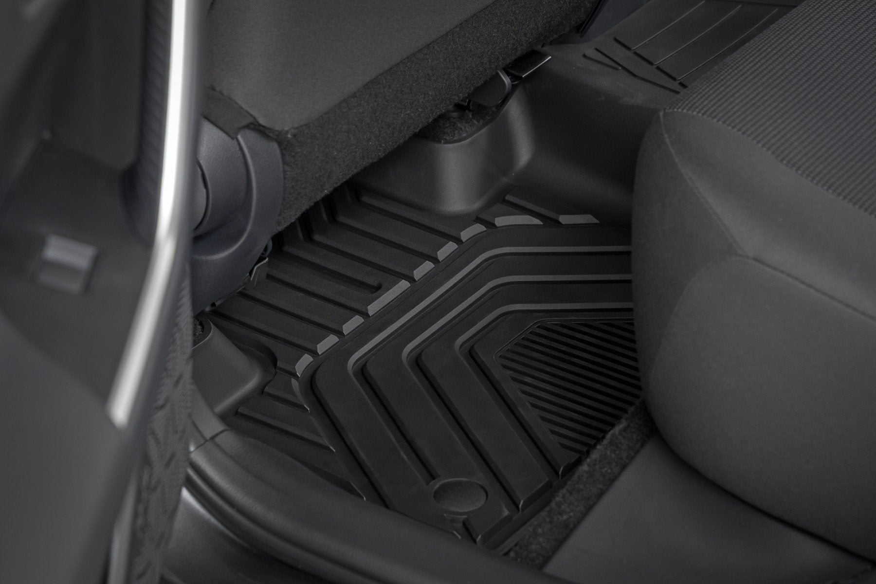 Rough Country Flex-Fit Floor Mats | Front & Rear | for Toyota RAV4 (2019-2025) FF-71602