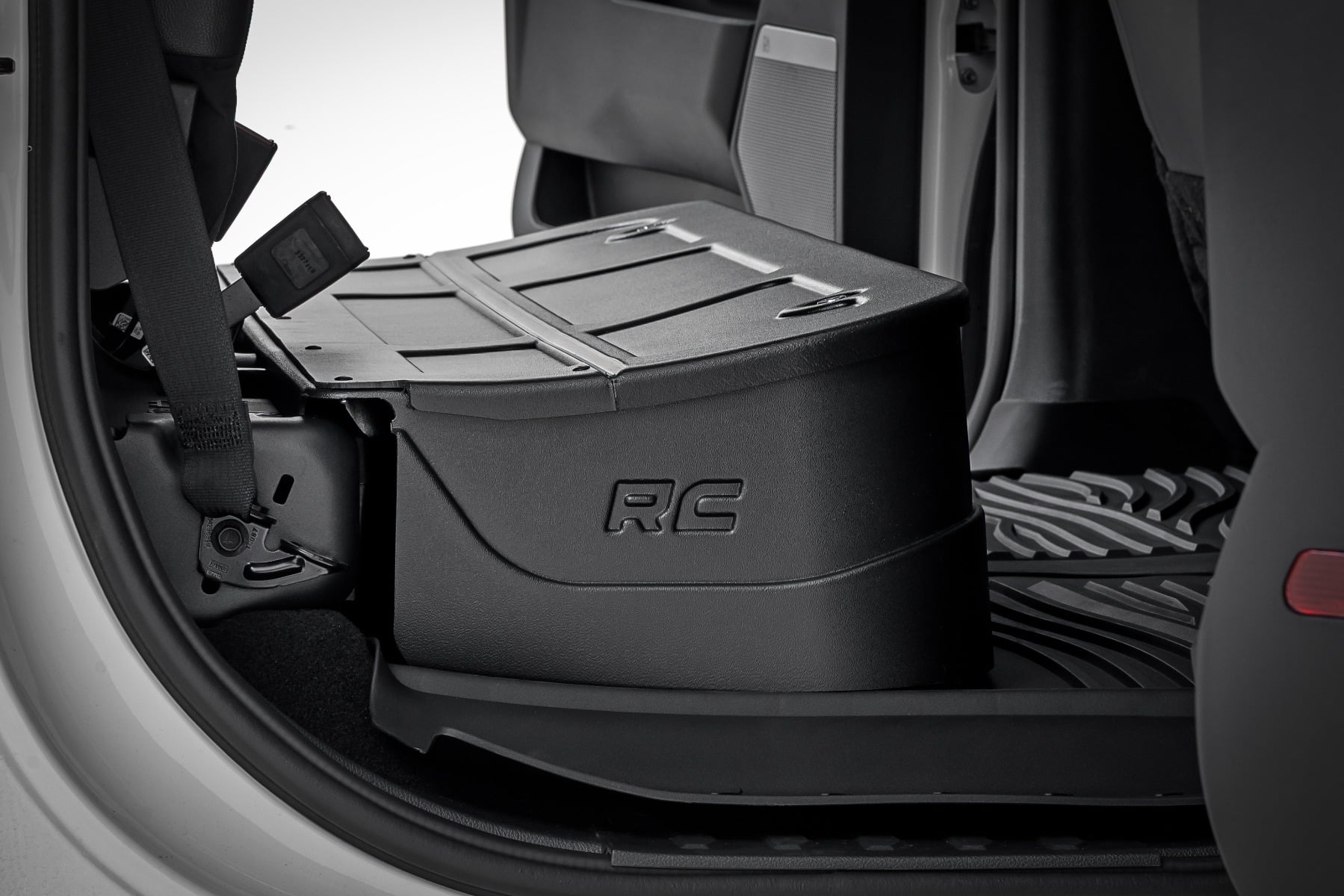 Under Seat Storage with Locking Lid for Ford F150/F250/F350/Raptor 15-25 RC0996