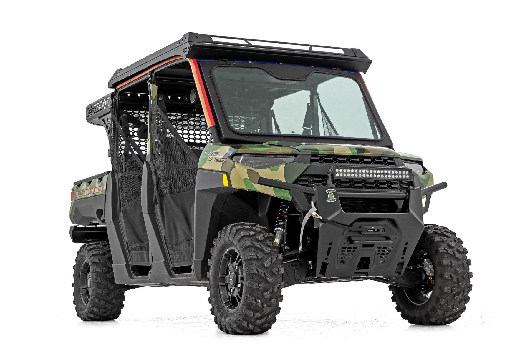 Rough Country Electric Tilt Windshield | Glass | Polaris Ranger XP 1000 98417221