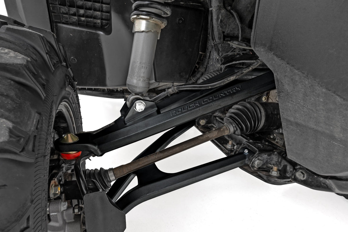 Rough Country High Clearance Control Arms w/ 2" Offset for Honda Pioneer 1000-5 92098BLK