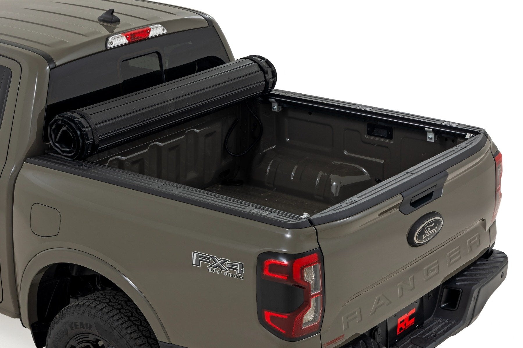 Rough Country Hard Roll Up Bed Cover | 5' Bed | for Ford Ranger 24-25 50210520