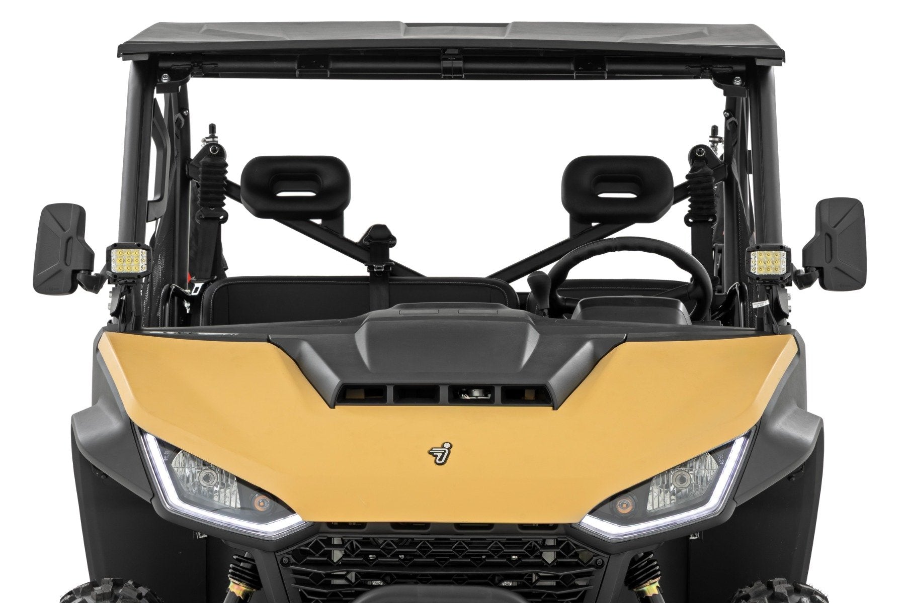 Rough Country LED Light Kit | Front Mount | 2" Black Pair | Amber DRL | Segway 570 F