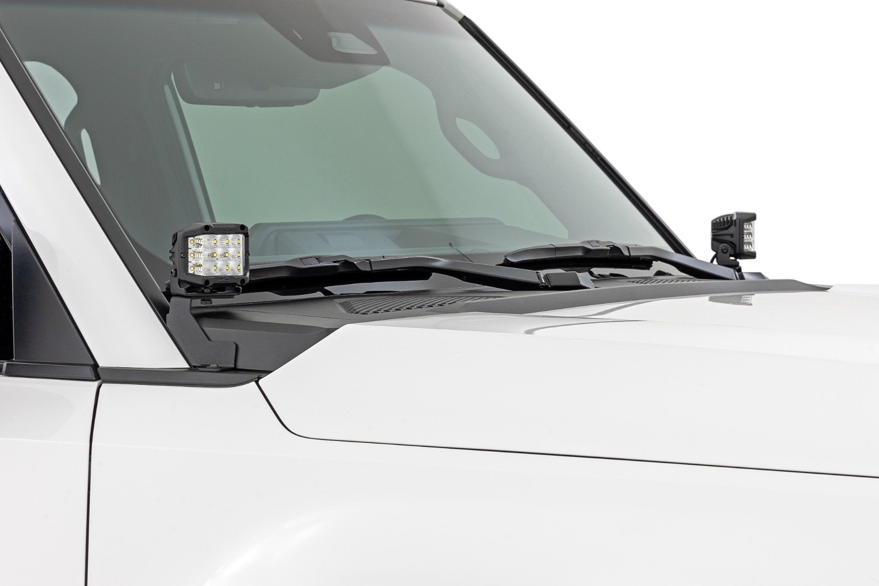 Rough Country LED Light Kit Ditch Mount 3" OSRAM Wide for Toyota Land Cruiser 24-25 72116