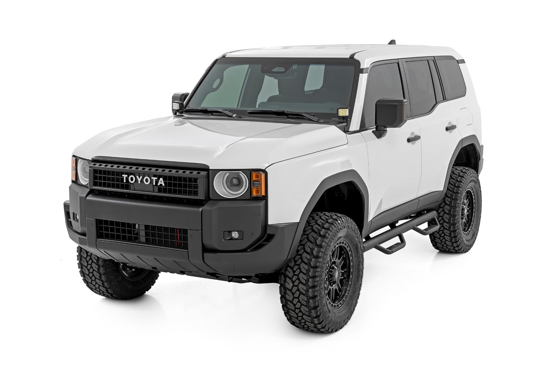 Rough Country LED Light Kit Ditch Mount 2" Spectrum Pair Spot for Toyota Land Cruiser 24-25 72118