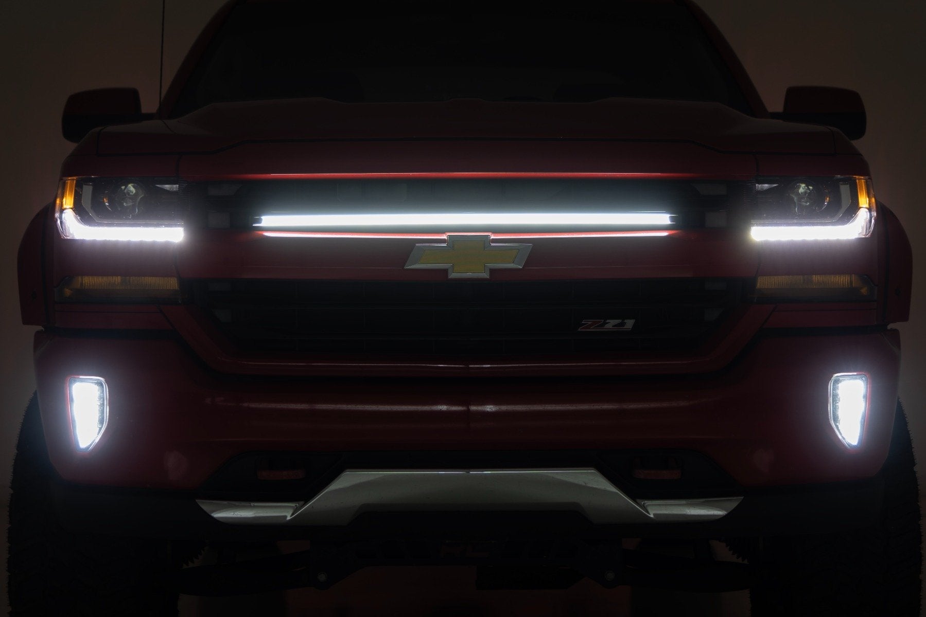 Rough Country LED Light Kit Grille Mount | 30" DRL | Silverado 1500 16-18 70992