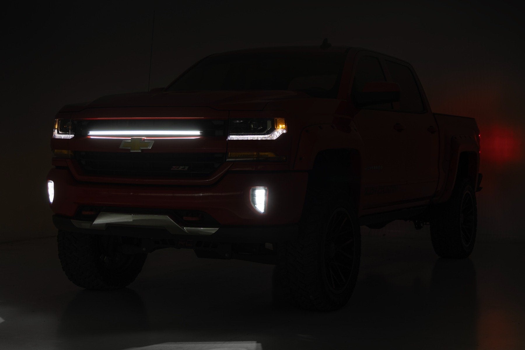 Rough Country LED Light Kit Grille Mount | 30" DRL | Silverado 1500 16-18 70992