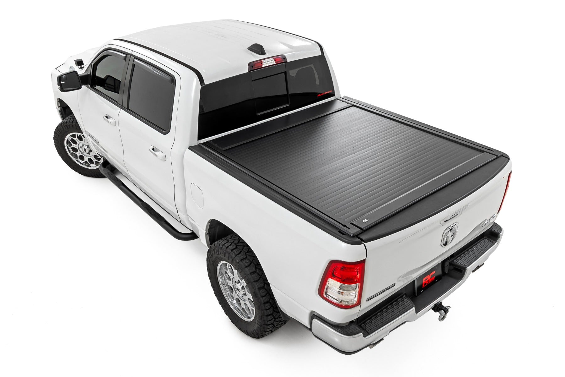 Rough Country Manual Bed Cover | 5'7" Bed | for Ram 1500 19-26/TRX 21-24 53307550