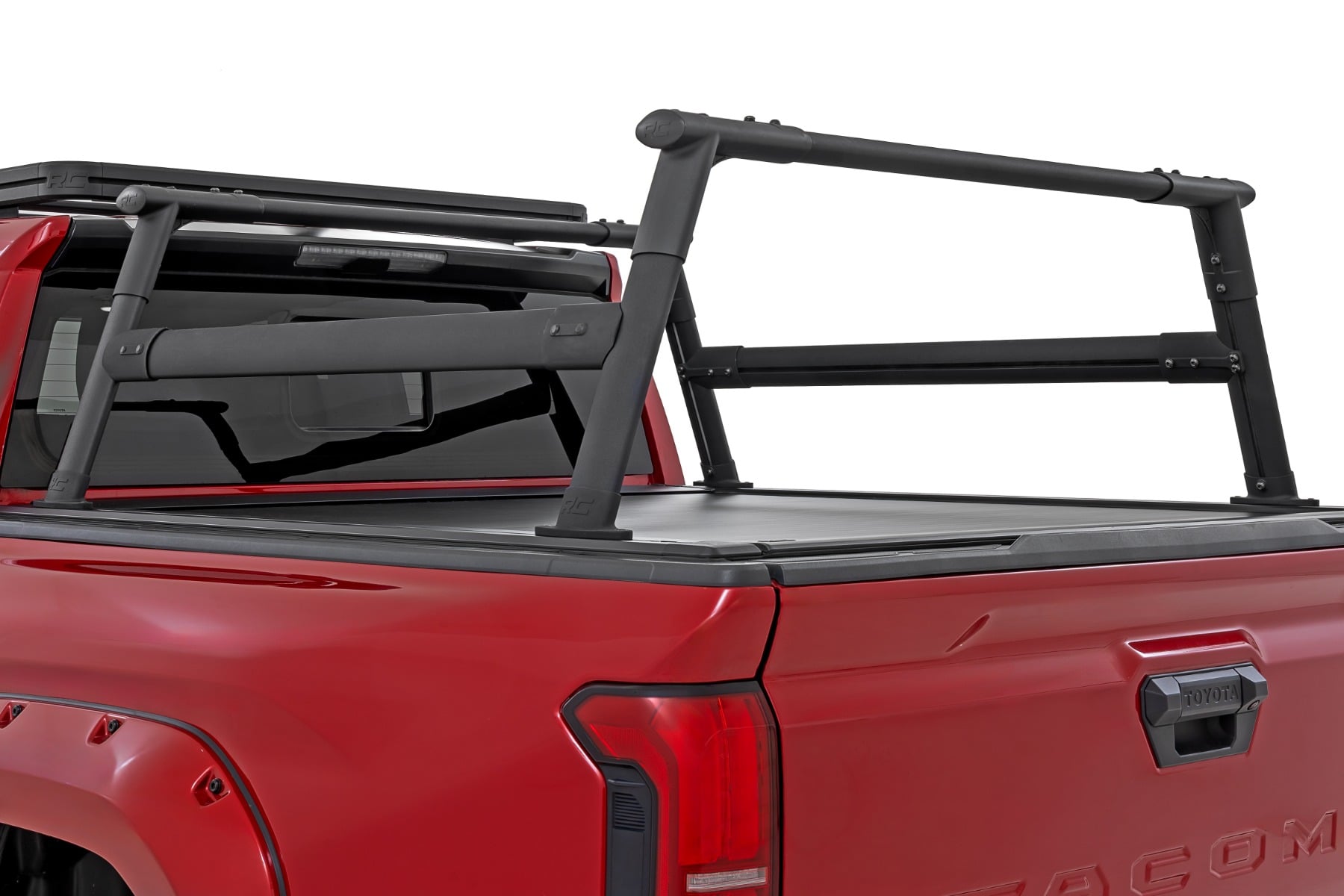 Rough Country Bed Rack Powered Cover Compatible Aluminum for Toyota Tacoma 24-26 73141