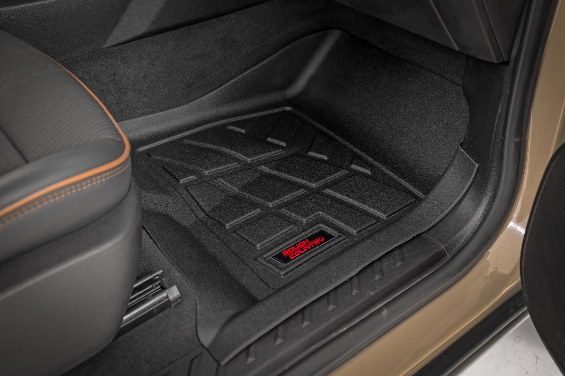Rough Country Sure-Fit Floor Mats | FR | Chevy/GMC Canyon/Colorado 2WD/4WD (2023-2026) SM21312