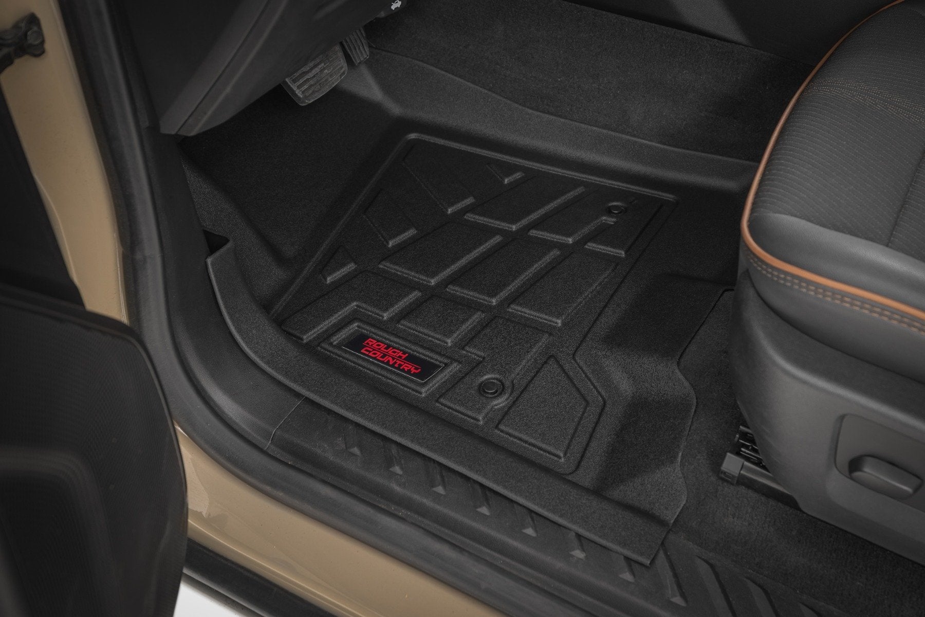 Rough Country Sure-Fit Floor Mats | FR | Chevy/GMC Canyon/Colorado 2WD/4WD (2023-2026) SM21312