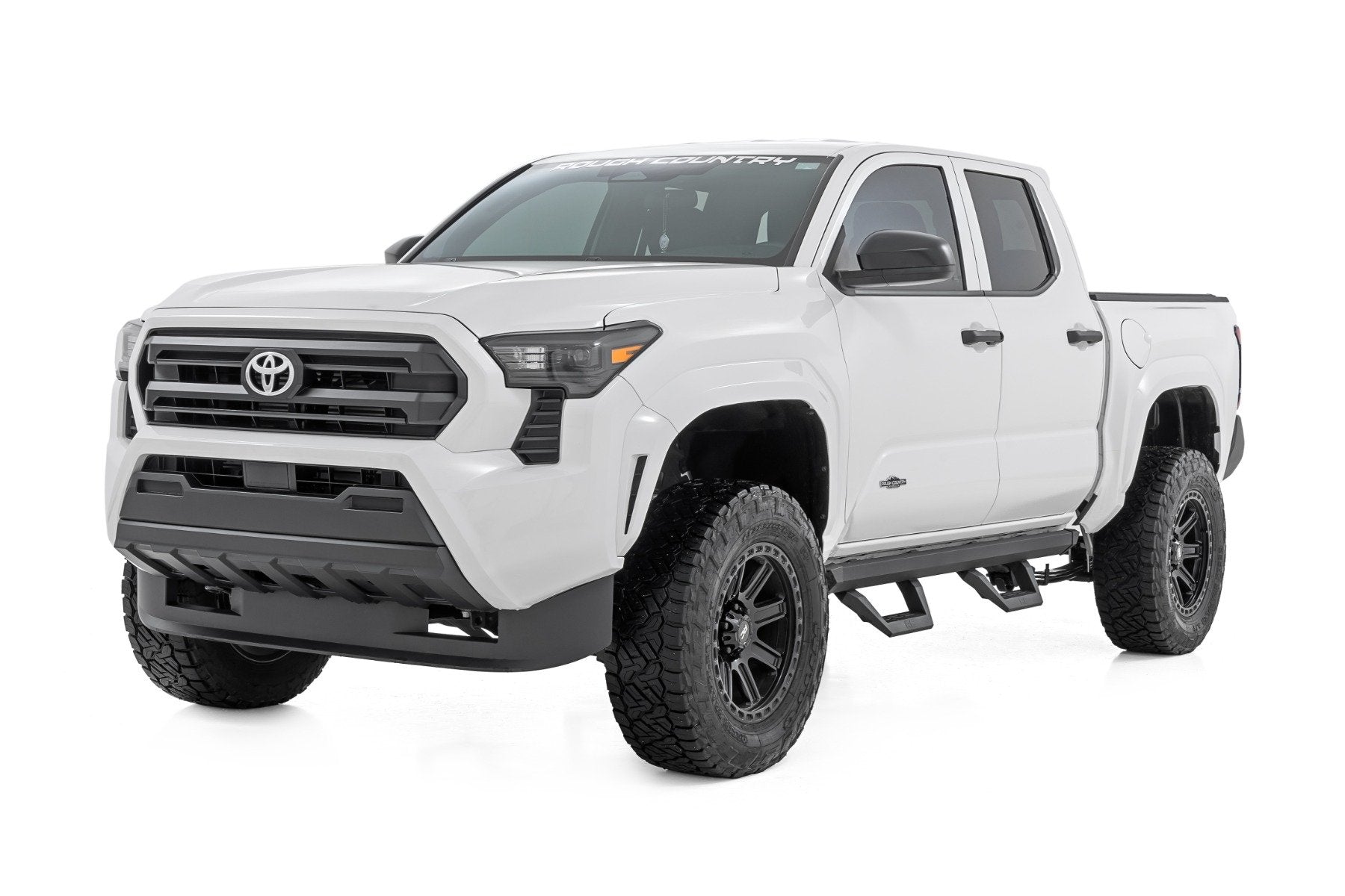 Rough Country SRX2 Adjustable Aluminum Steps | Double Cab for Toyota Tacoma 2024 73004