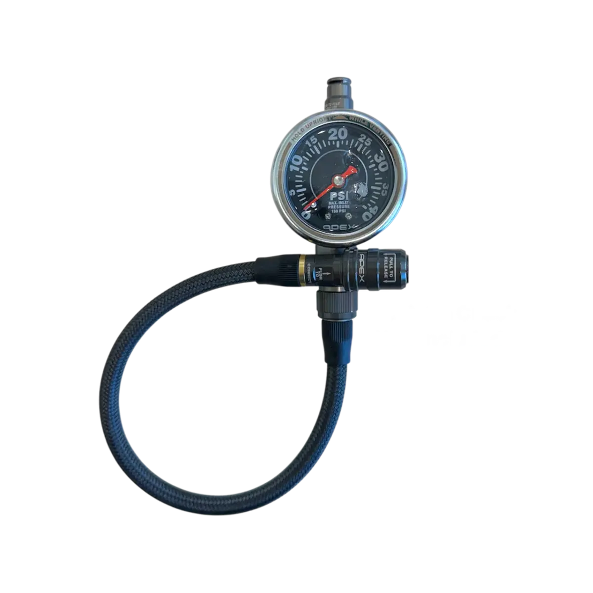 Apex PPG - Precision Pressure Gauge (0-40 PSI) w/ Push On Chuck