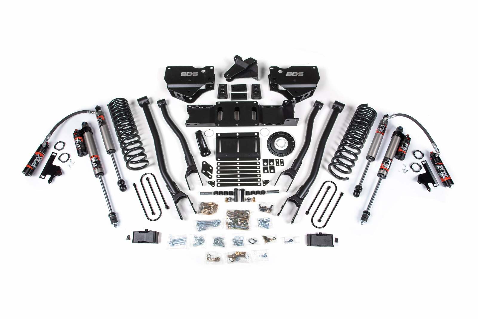 2019-2023 Ram 3500 4" 4-Link Diesel - 3" Rear Block w/ overload - 8 Bolt T-Case - NX2 Shocks