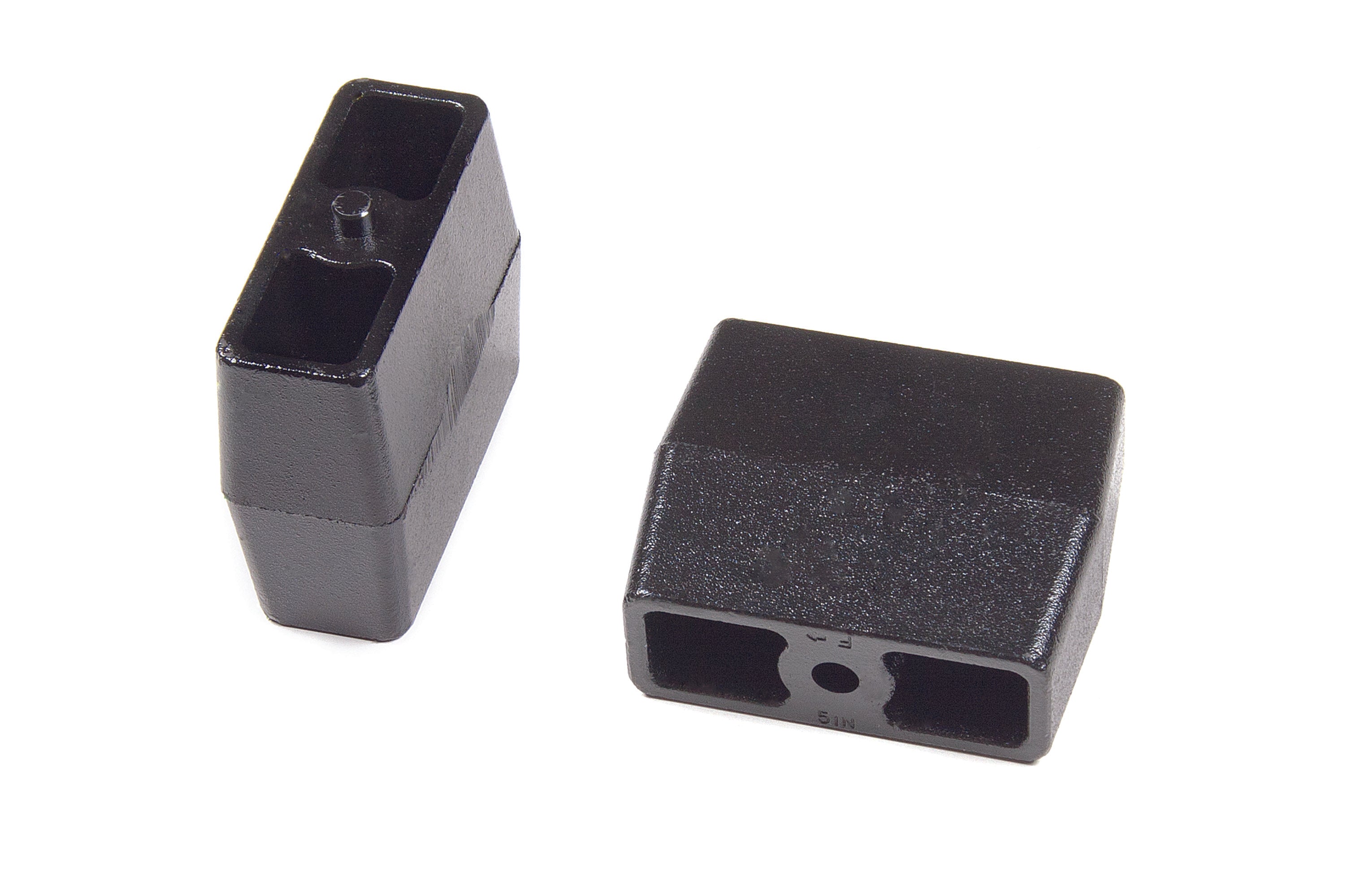 Rear Lift Blocks - Flat - 5/8 in Pin - Cast Iron | 5 Inch Lift | Universal Fitment -1