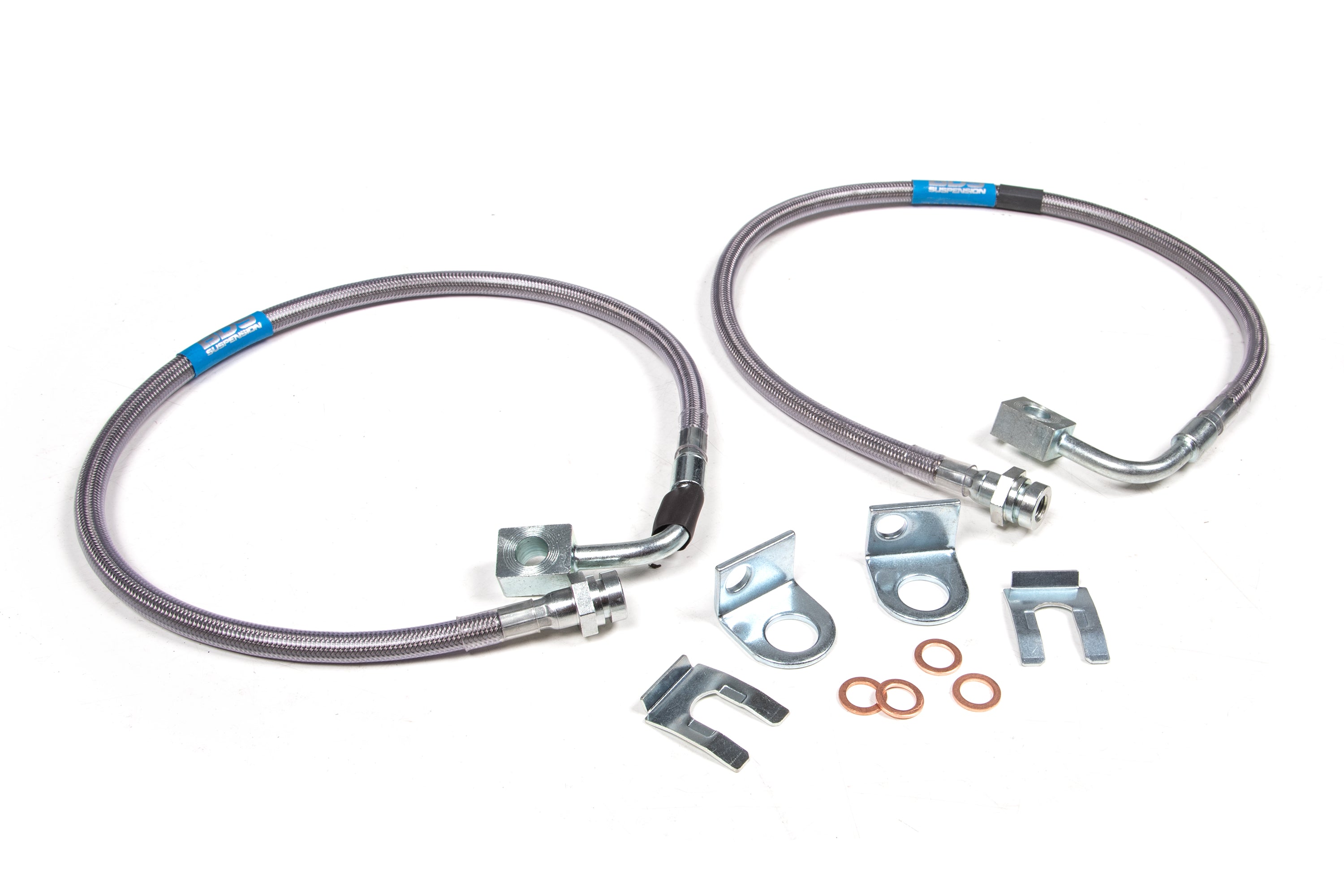 Rear Brake Line Set | Stainless Steel | Fits 4-6.5 Inch Lift | Jeep Wrangler JK (07-18) -1