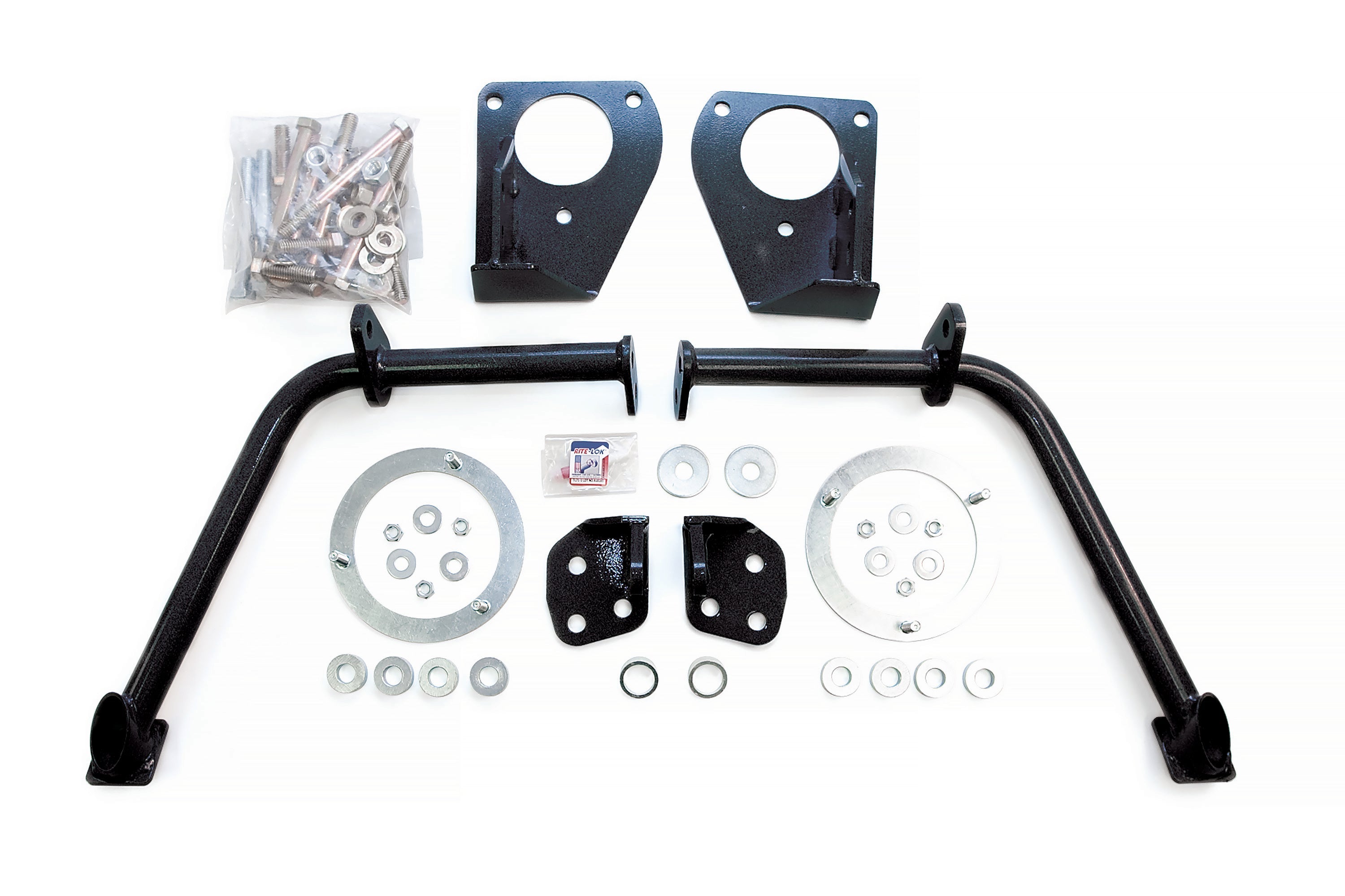 Dual Shock Hoop Mount Kit | Fits BDS Long Arm Only | Dodge Ram 2500 (03-13) and 3500 (03-12) 4WD -1