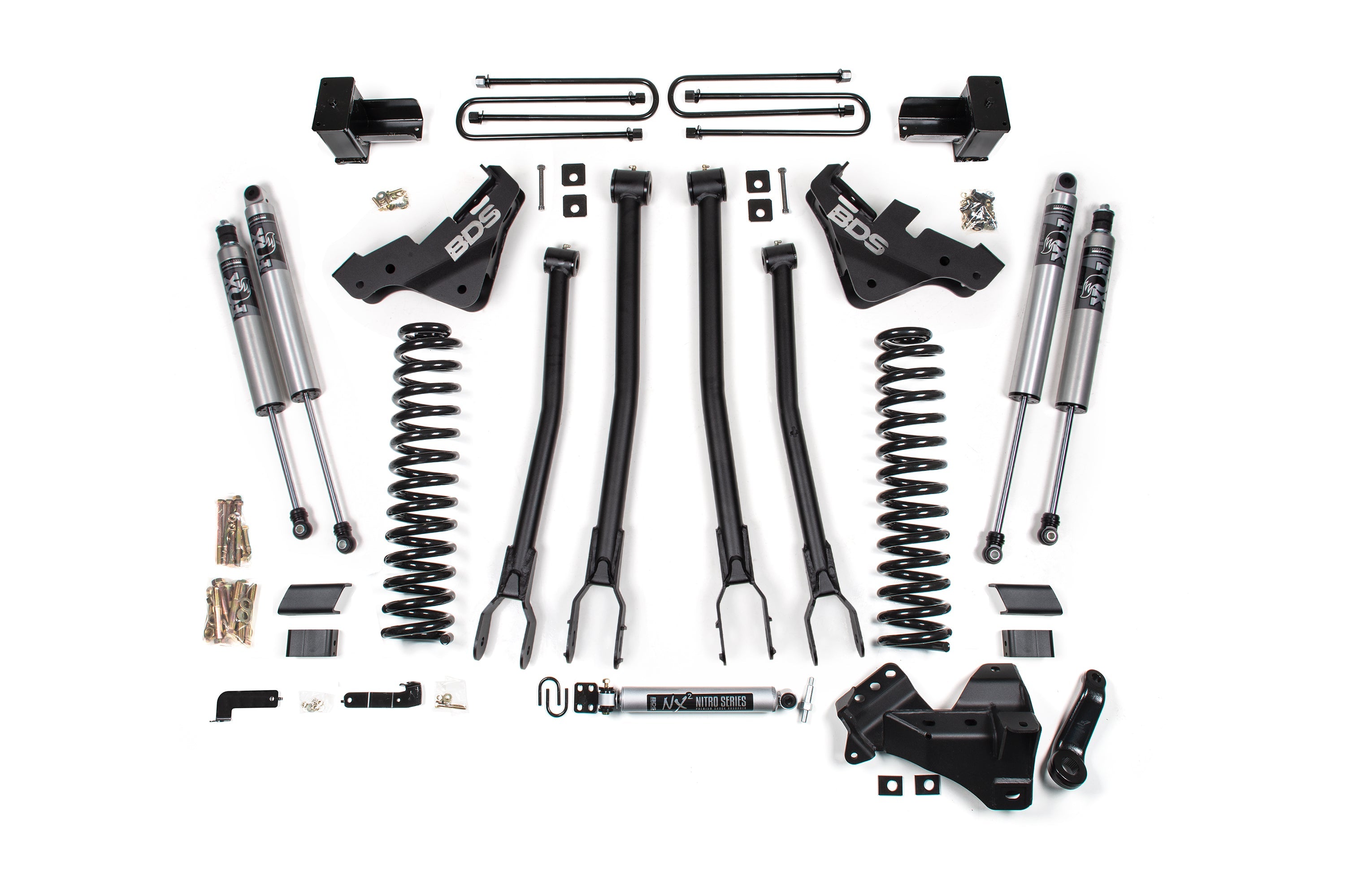 5 Inch Lift Kit w/ 4-Link | Ford F350 Super Duty DRW (23-25) 4WD | Gas