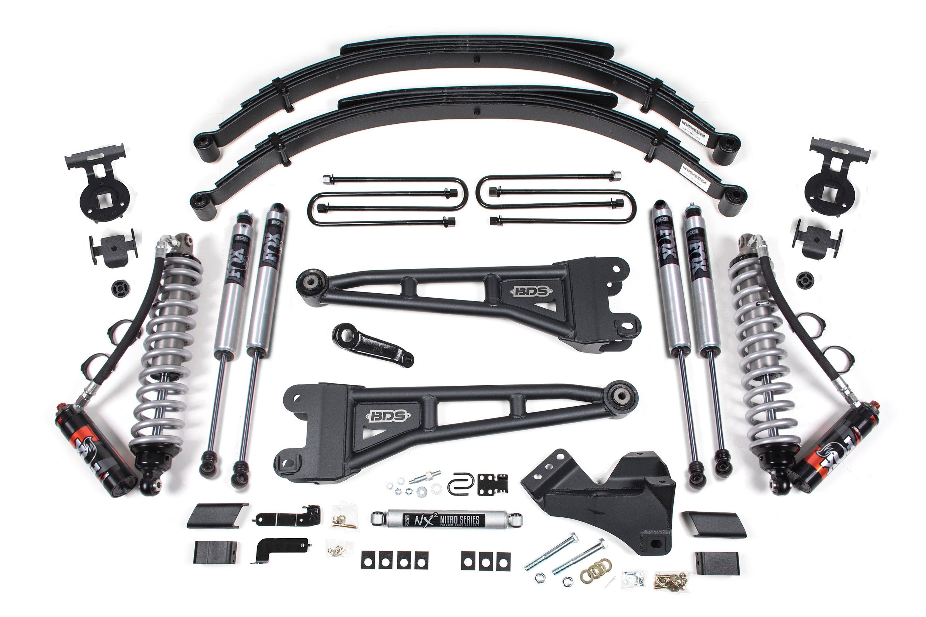 4 Inch Lift Kit w/ Radius Arm | FOX 2.5 Performance Elite Coil-Over Conversion | Ford F250/F350 Super Duty (17-19) 4WD | Diesel -2