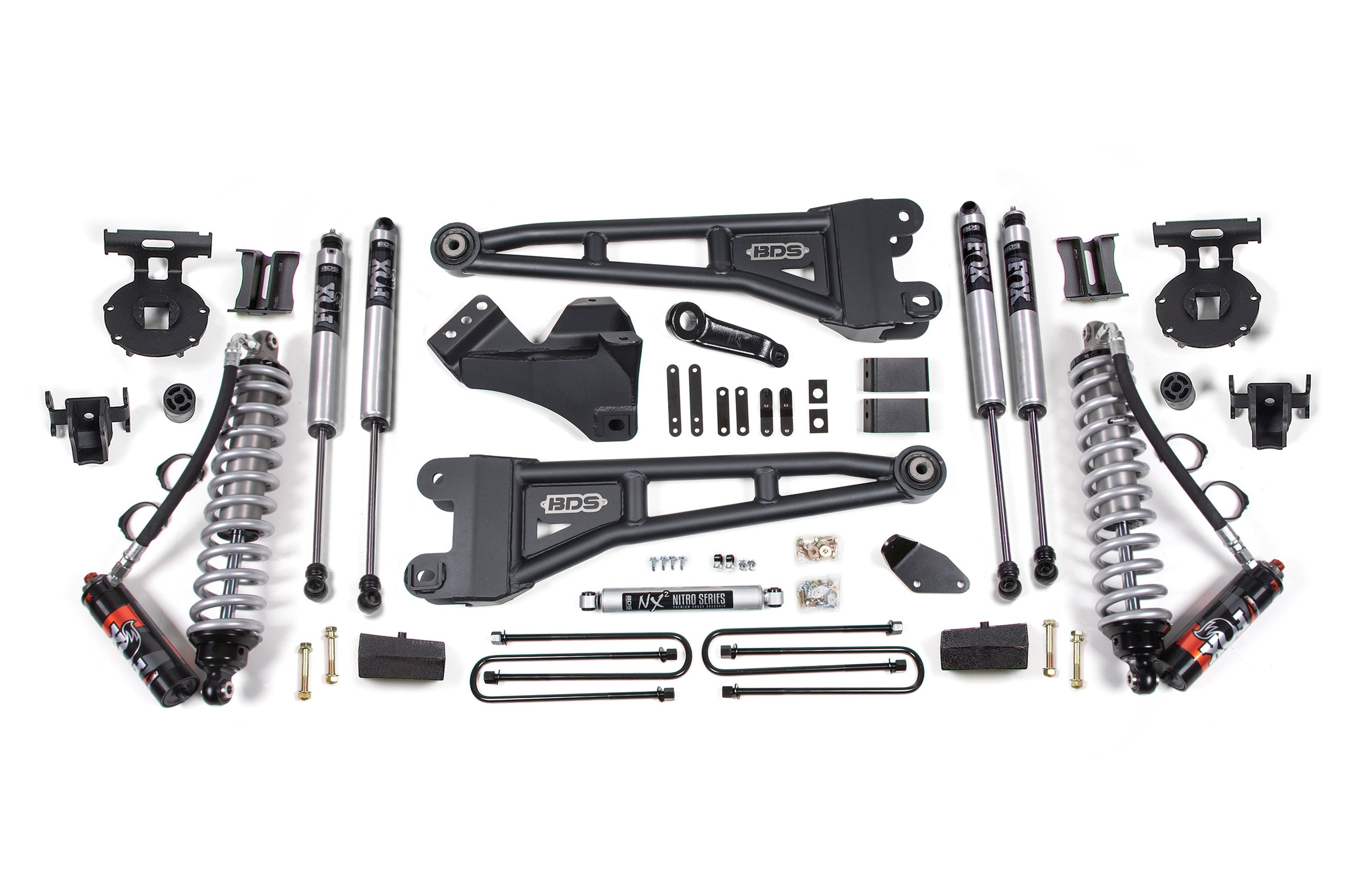 4 Inch Lift Kit w/ Radius Arm | FOX 2.5 Performance Elite Coil-Over Conversion | Ford F250/F350 Super Duty (05-07) 4WD | Diesel -1