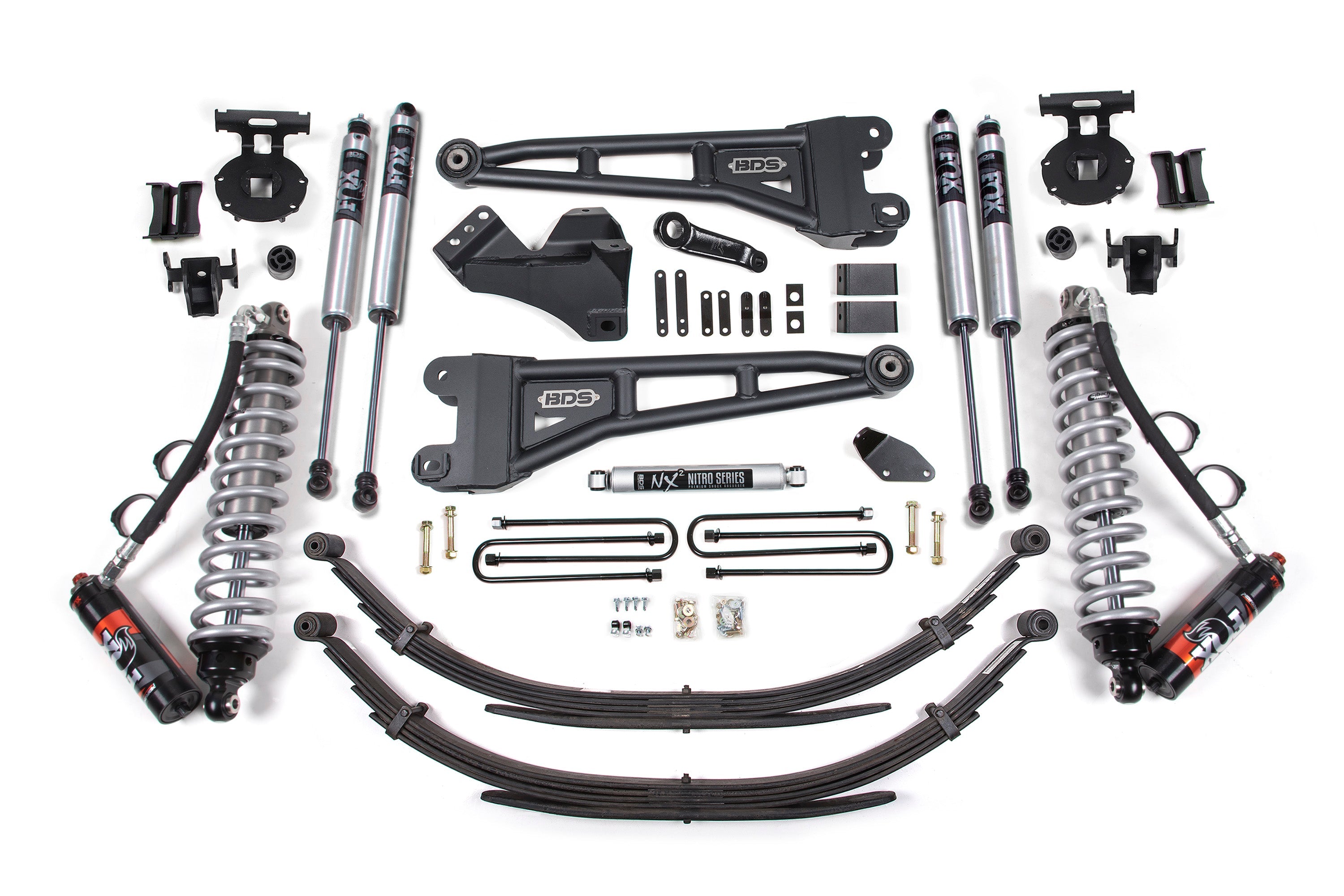 4 Inch Lift Kit w/ Radius Arm | FOX 2.5 Performance Elite Coil-Over Conversion | Ford F250/F350 Super Duty (05-07) 4WD | Diesel -2