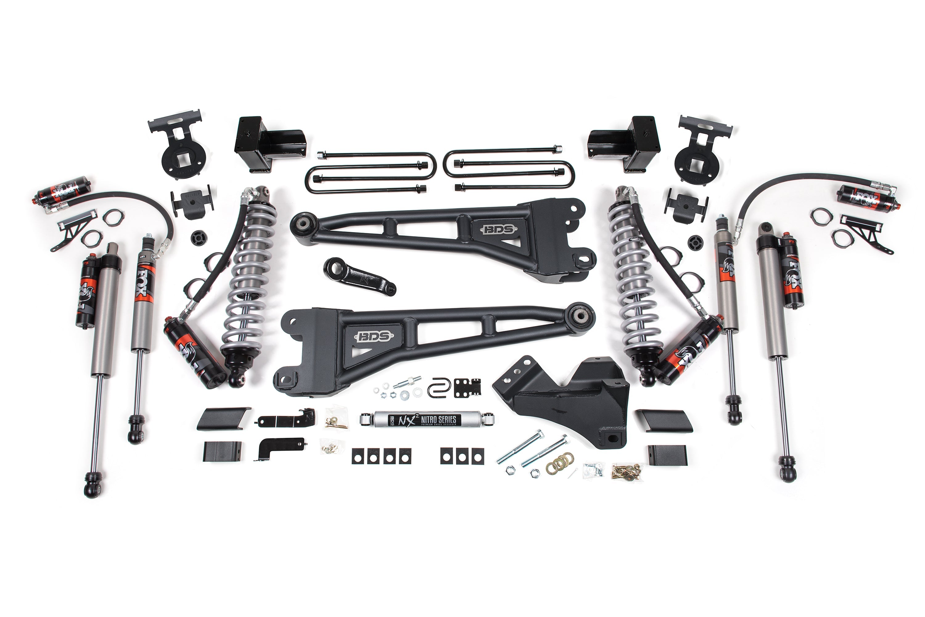 4 Inch Lift Kit w/ Radius Arm | FOX 2.5 Performance Elite Coil-Over Conversion | Ford F250/F350 Super Duty (17-19) 4WD | Diesel -3