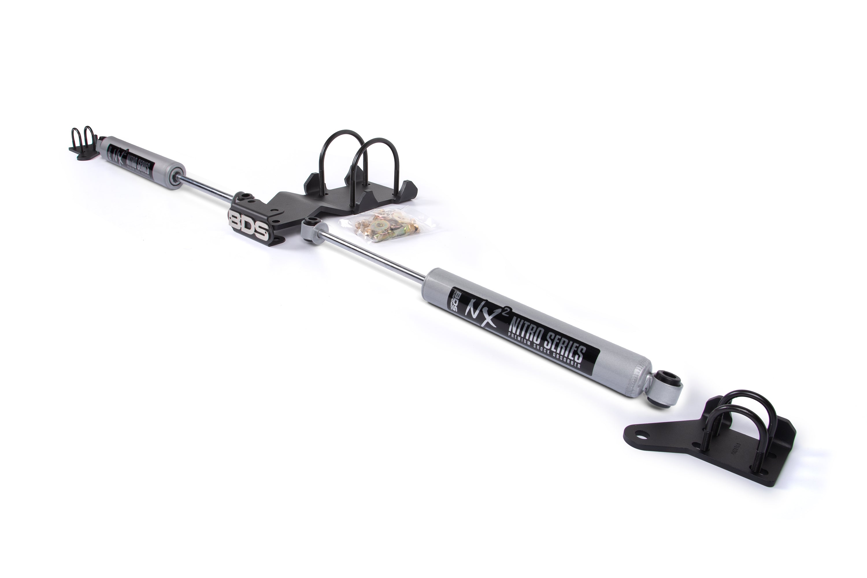 Dual Steering Stabilizer Kit w/ NX2 Shocks | Ford F250/F350 Super Duty (05-16) 4WD -6