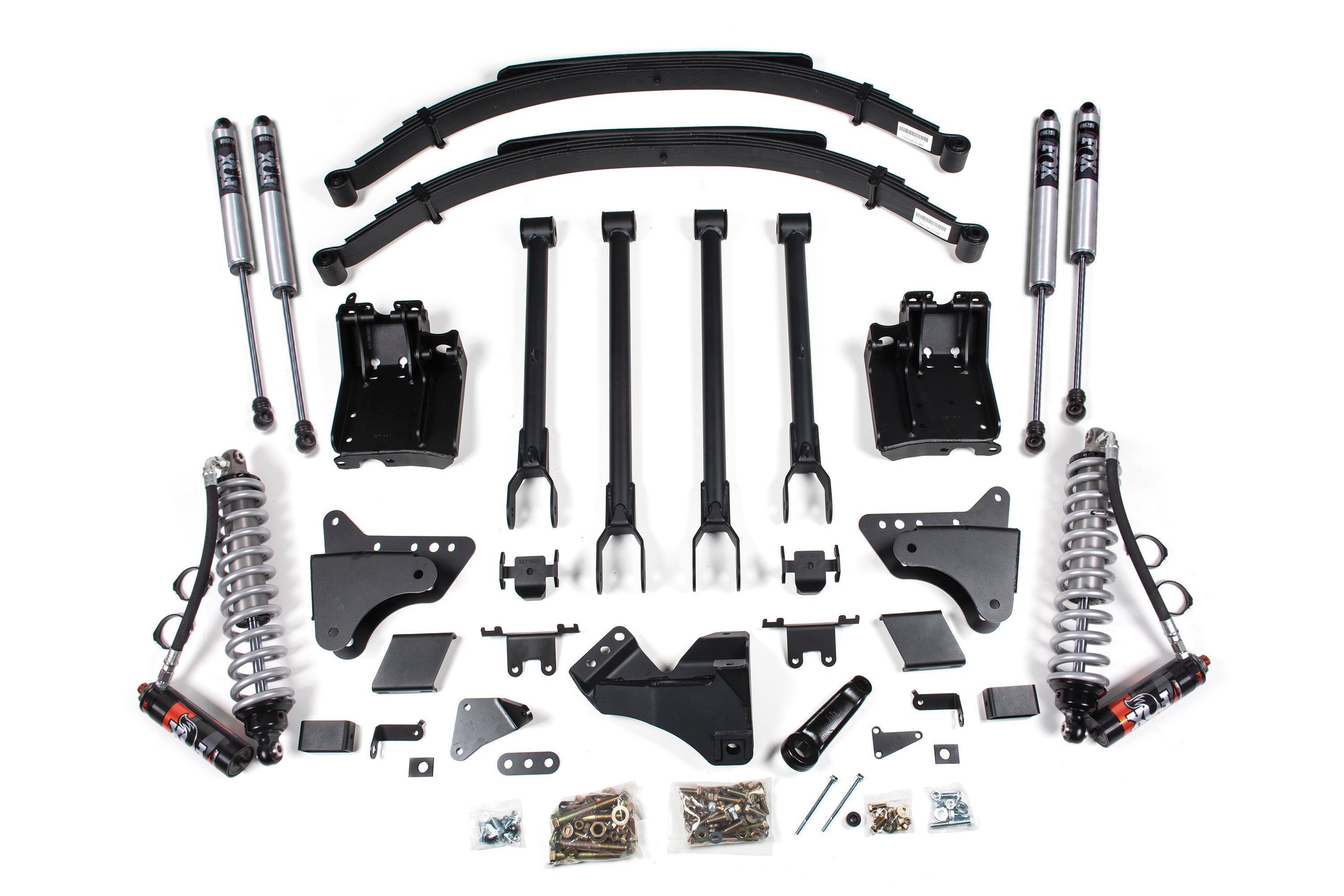6 Inch Lift Kit w/ 4-Link | FOX 2.5 Performance Elite Coil-Over Conversion | Ford F250/F350 Super Duty (11-16) 4WD | Diesel -2