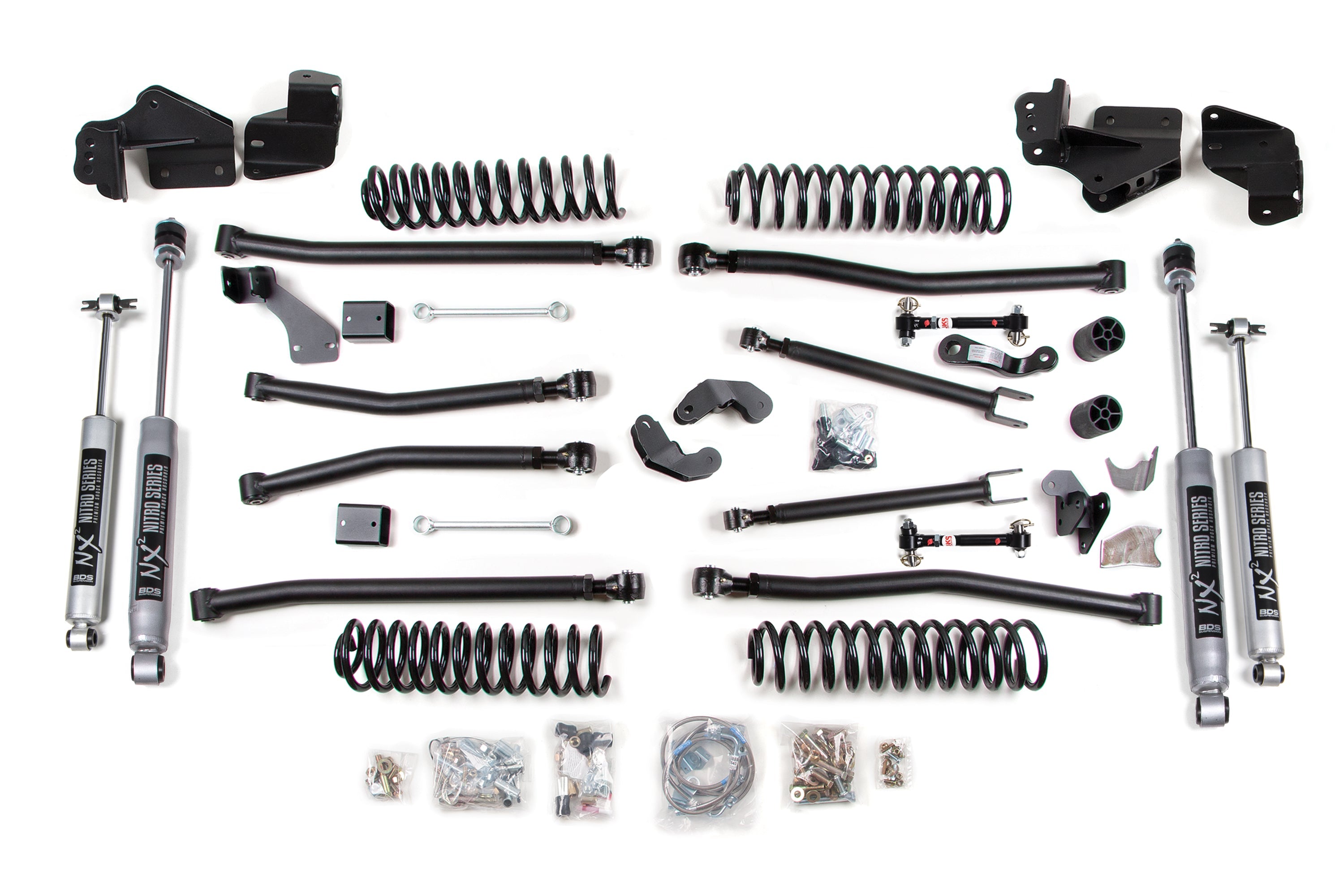 6.5 Inch Lift Kit | Long Arm | Jeep Wrangler JK (07-18) 4-Door -1