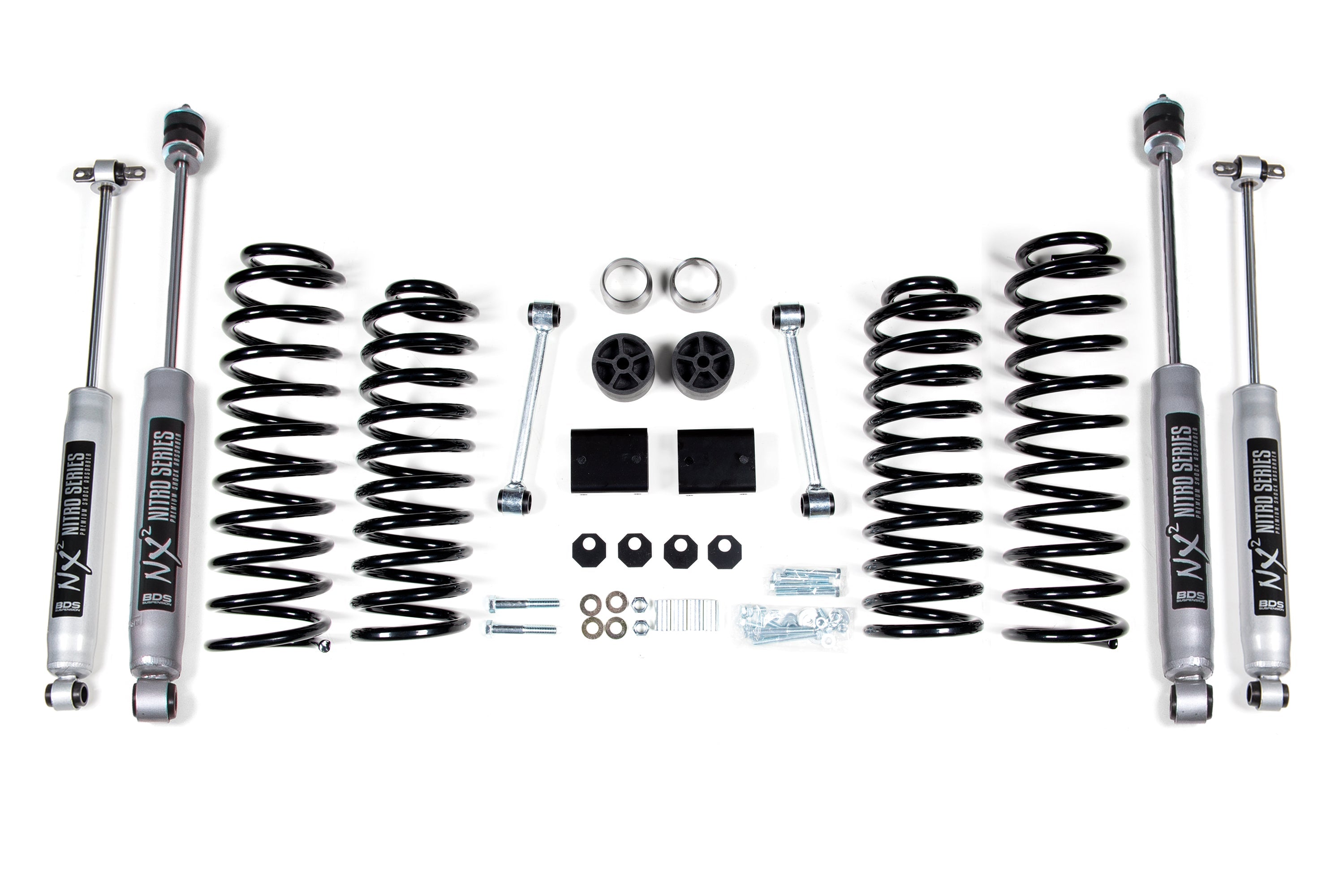 2 Inch Lift Kit | Coil Spring | Jeep Wrangler JK (12-18) 4-Door -1