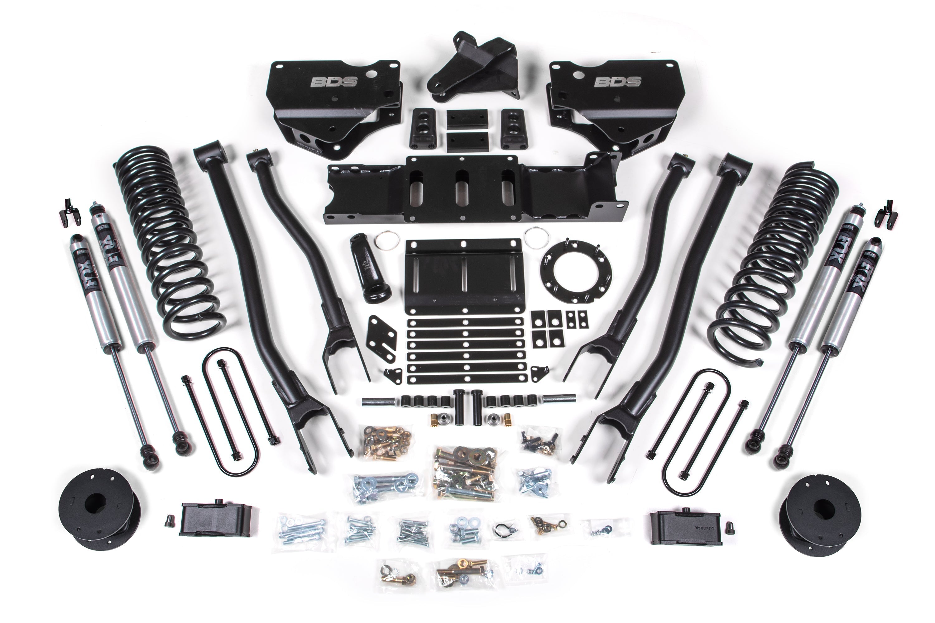 4 Inch Lift Kit w/ 4-Link | Ram 3500 w/ Rear Air Ride (19-24) 4WD | Diesel -2